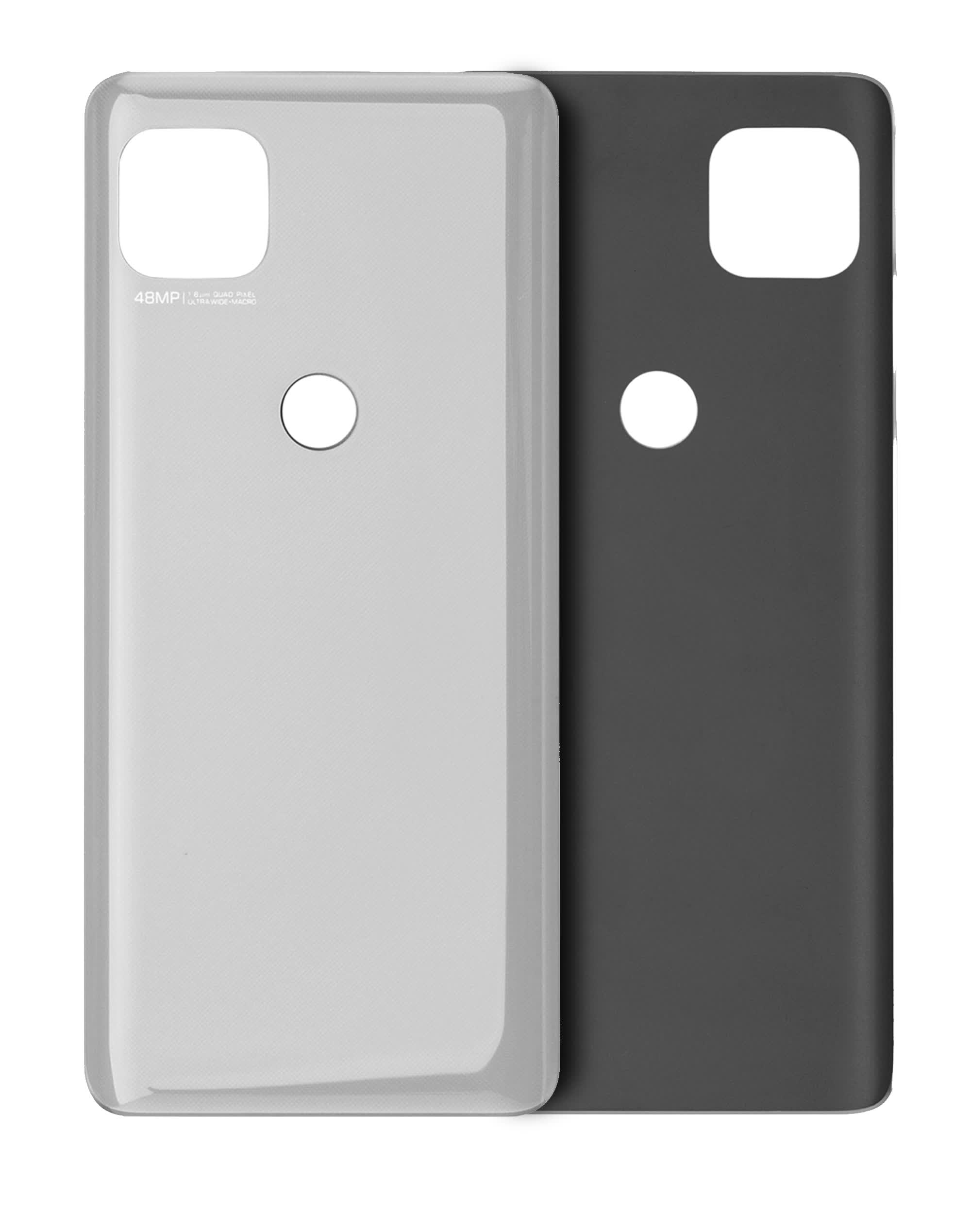 Rückdeckelglas für Motorola Moto One 5G Ace (XT2113 -3 / 2020) (Original) (Frosted Silver)