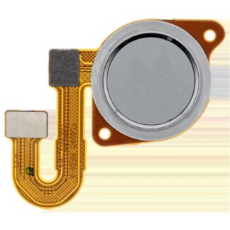 Fingerabdrucksensor mit Flexkabel für Motorola Moto One 5G Ace (XT2113-1/2 / 2021) (Original) (Frosted Silver)