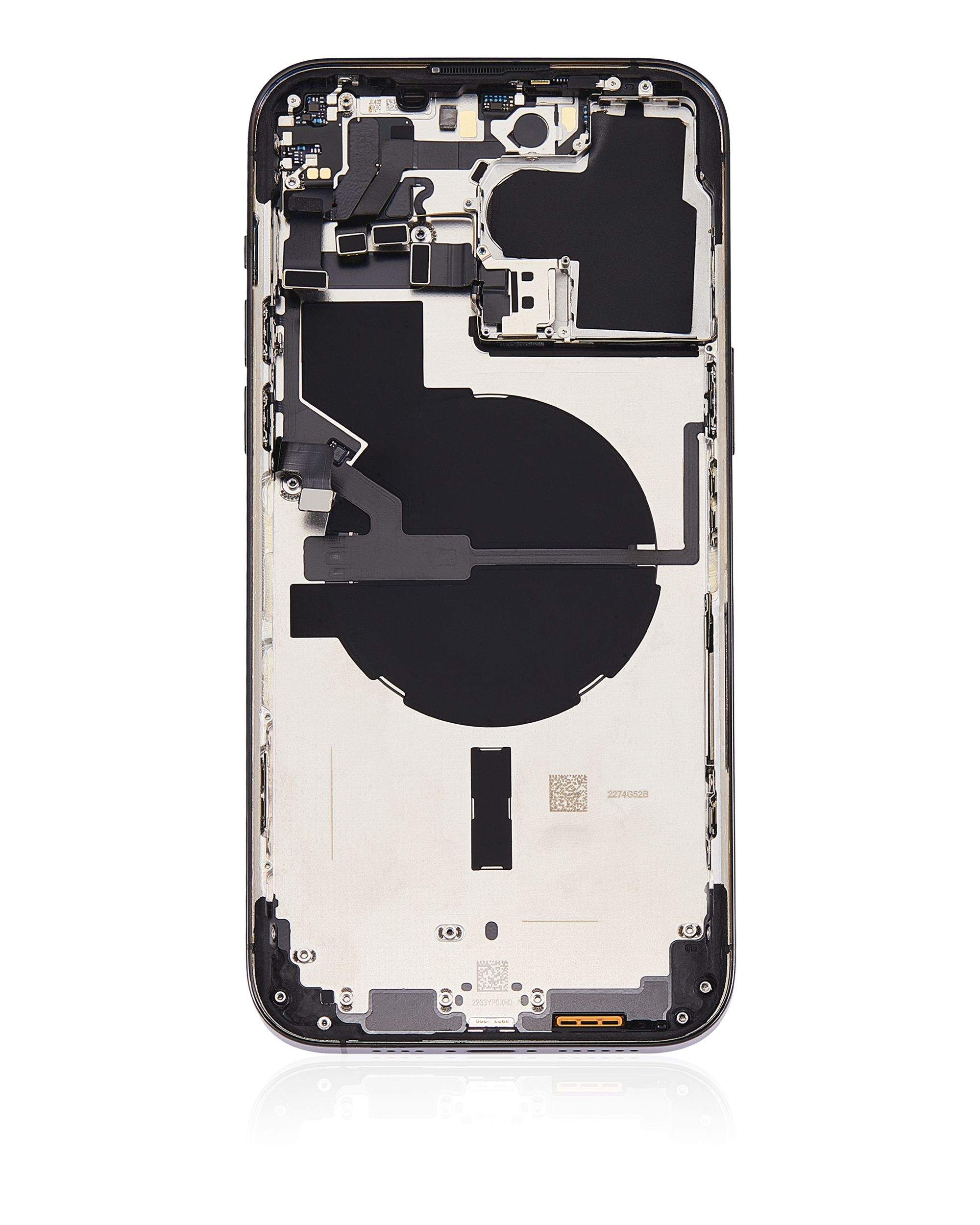 Rückgehäuse mit Kleinteilen für iPhone 14 Pro Max (US-Version) (ausgebautes Originalteil: Grade A) (Space Black) – Bild 4