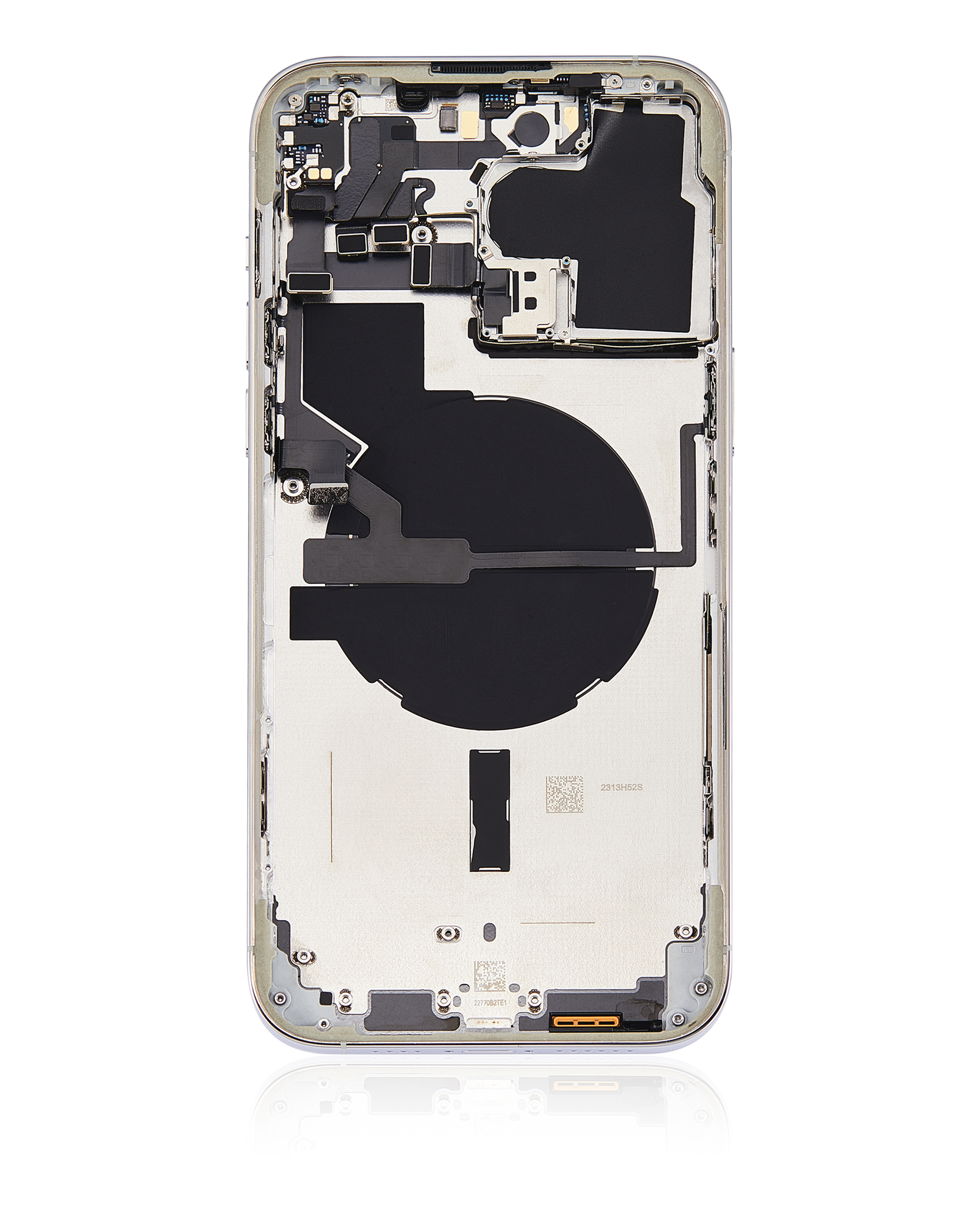 Rückgehäuse mit Kleinteilen für iPhone 14 Pro Max (US-Version) (ausgebautes Originalteil: Grade A) (Silver (Silber)) – Bild 4
