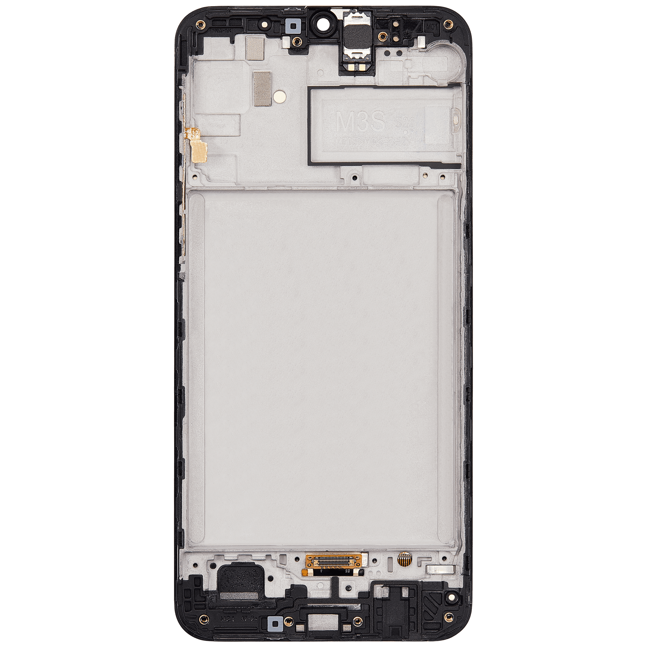 OLED Display mit Rahmen für Samsung Galaxy M30S (M307 / 2019) (professionell aufgearbeitet) – Bild 4