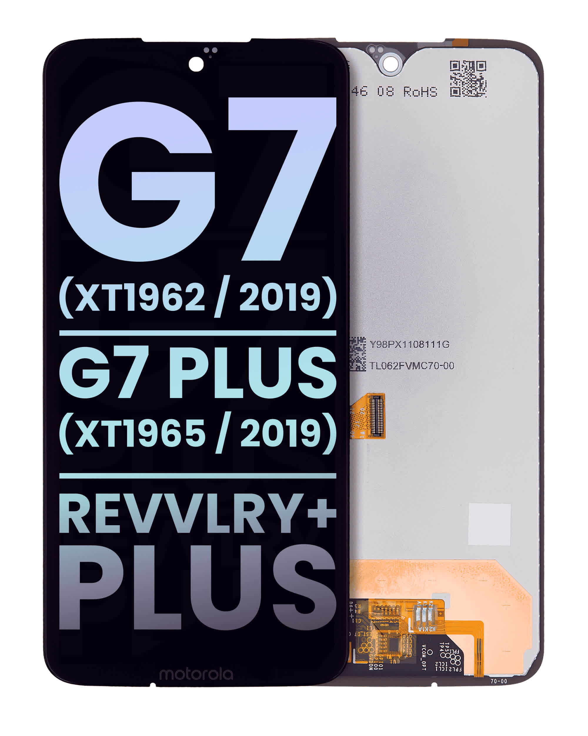 LCD Display ohne Rahmen für Motorola Moto G7 (XT1962 / 2019) / G7 Plus (XT1965 / 2019) / T-Mobile Revvlry Plus (Original)