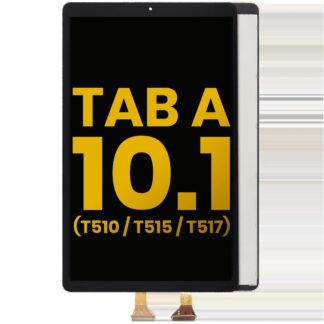 LCD Display ohne Rahmen für Samsung Galaxy Tab A 10.1" (T510 / T515 / T517) (2019) (professionell aufgearbeitet) (Black (Schwarz))