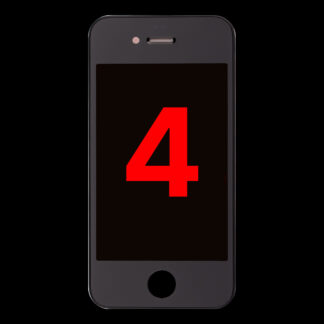 LCD Display für iPhone 4 (GSM) (Aftermarket Plus) (Black (Schwarz))