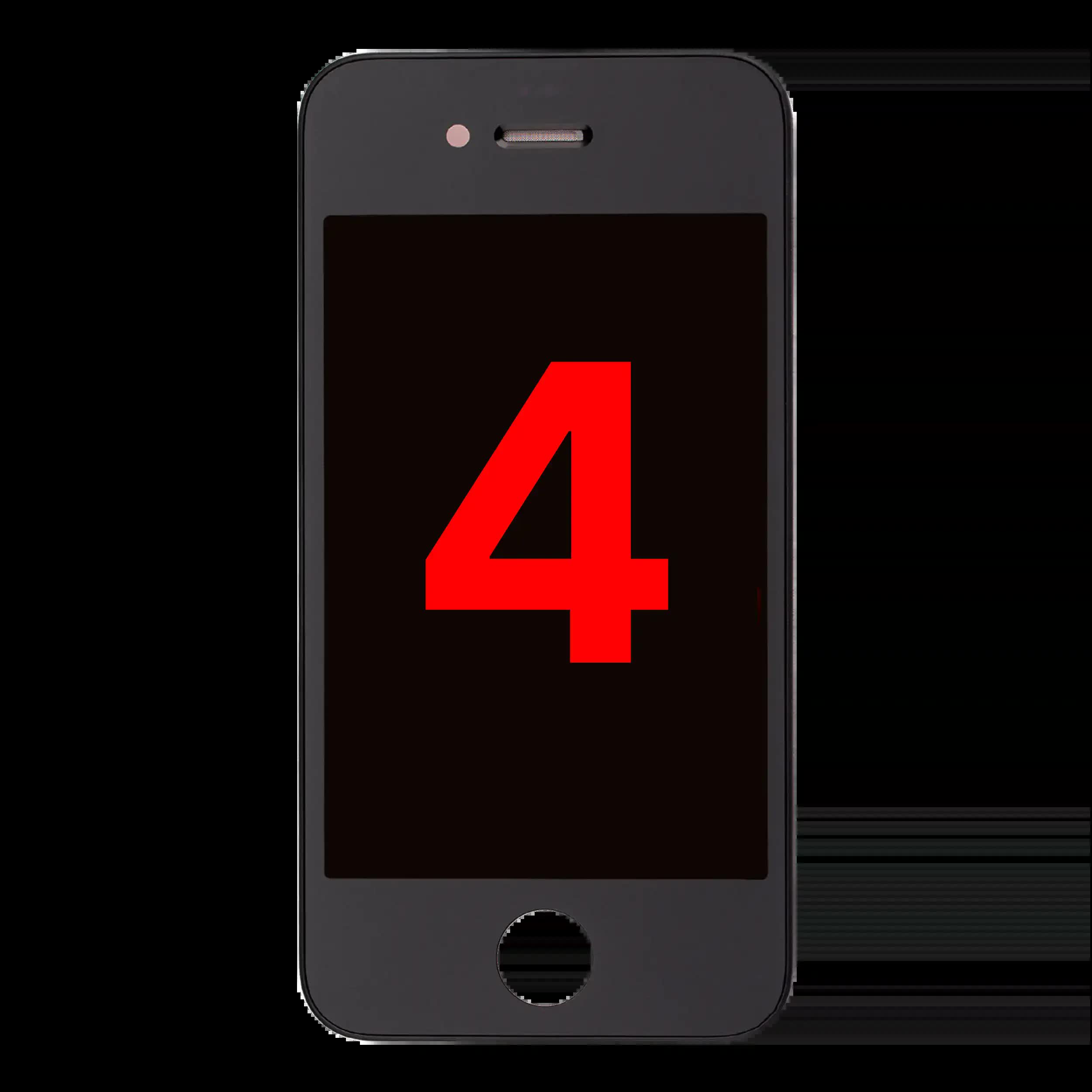LCD Display für iPhone 4 (CDMA) (Aftermarket Plus) (Black (Schwarz))