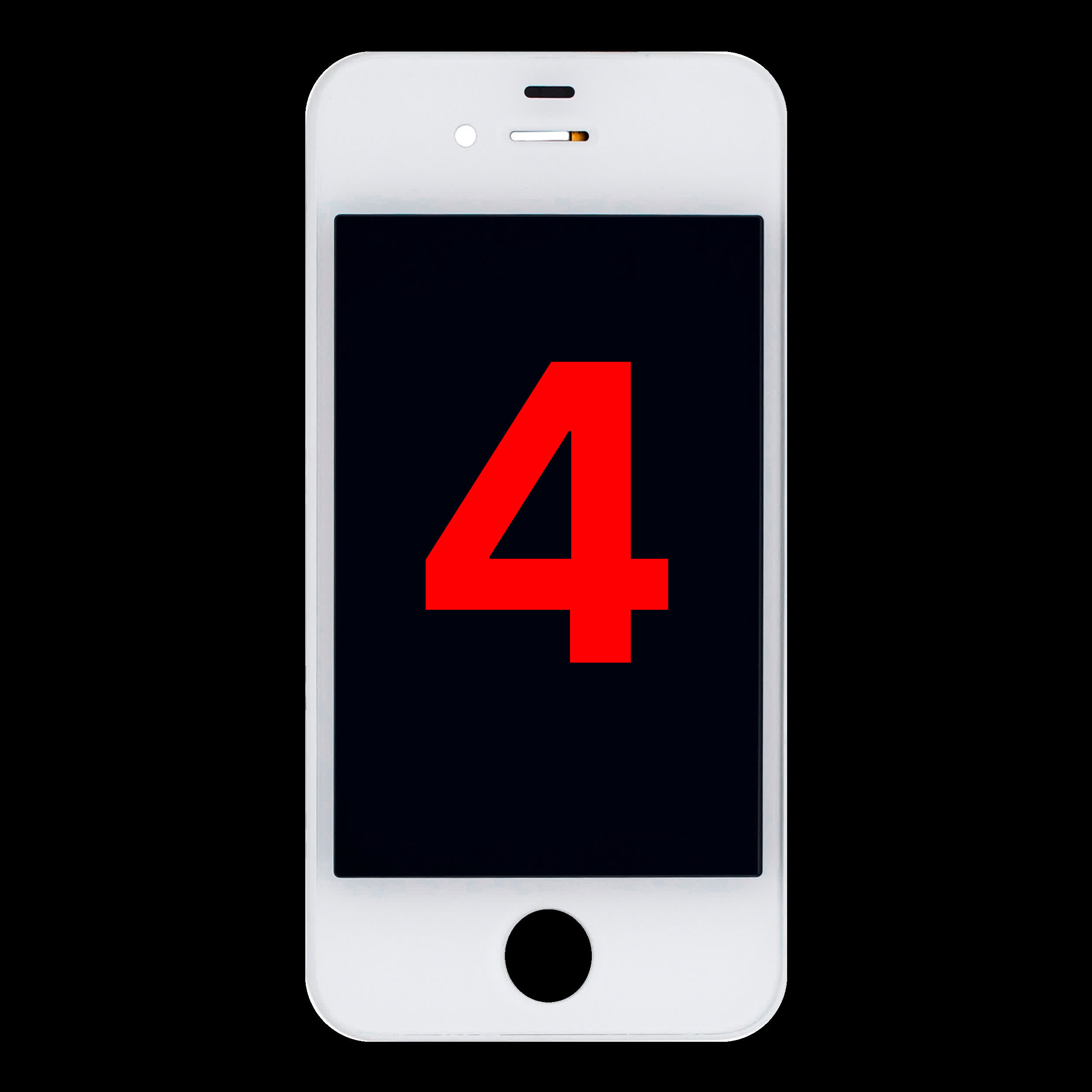 LCD Display für iPhone 4 (CDMA) (Aftermarket Plus) (White (Weiß))
