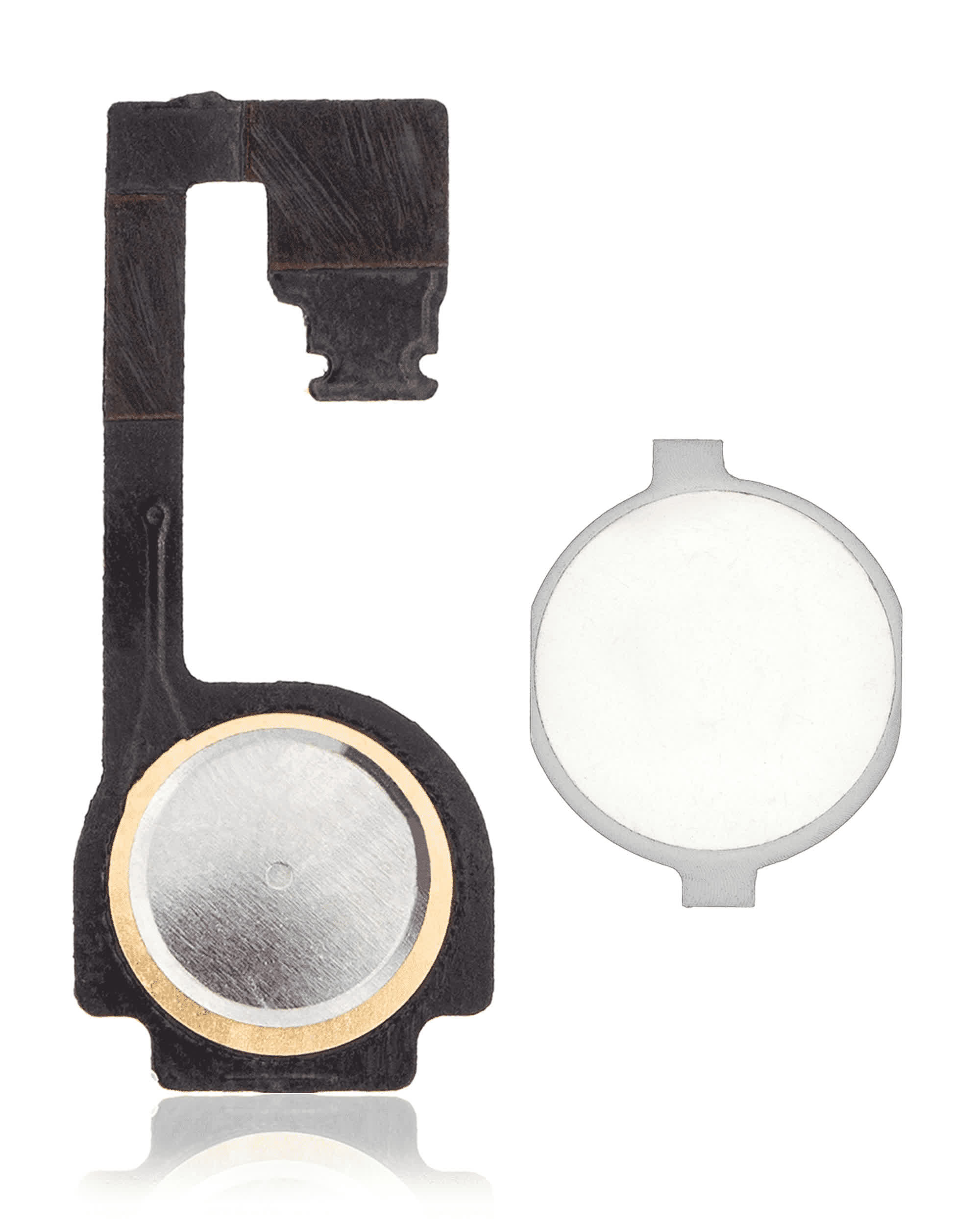 Homebutton mit Flexkabel für iPhone 4 (White (Weiß))