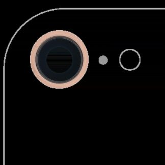 Rückkamera-Glas mit Halterung und Blende für iPhone 8 (Gold) (10er-Pack)
