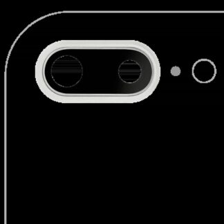 Rückkamera-Glas mit Halterung und Blende für iPhone 8 Plus (Aftermarket Plus) (Silver (Silber)) (10er-Pack)