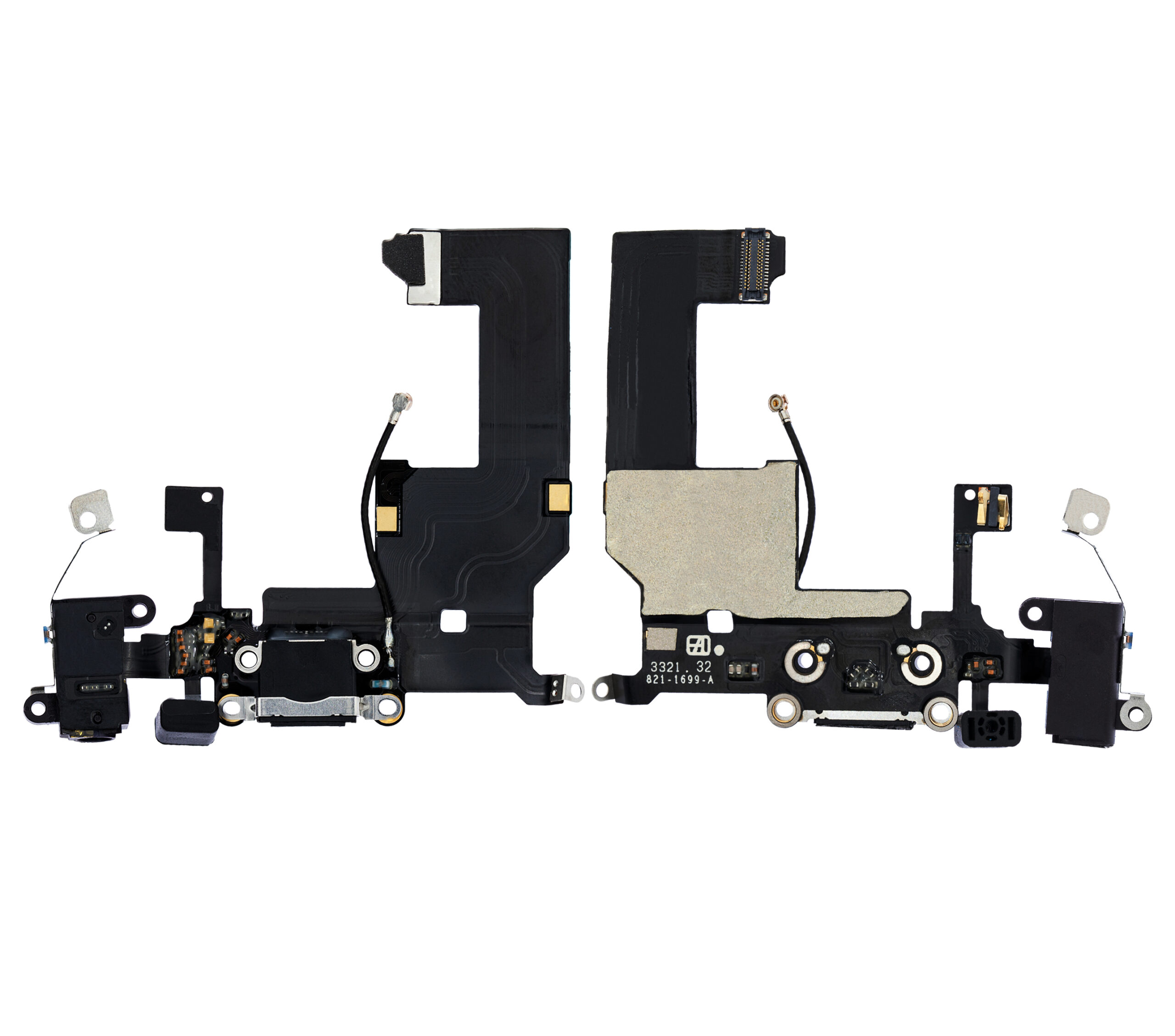 Ladebuchse Flexkabel für iPhone 5 (Space Gray) – Bild 2