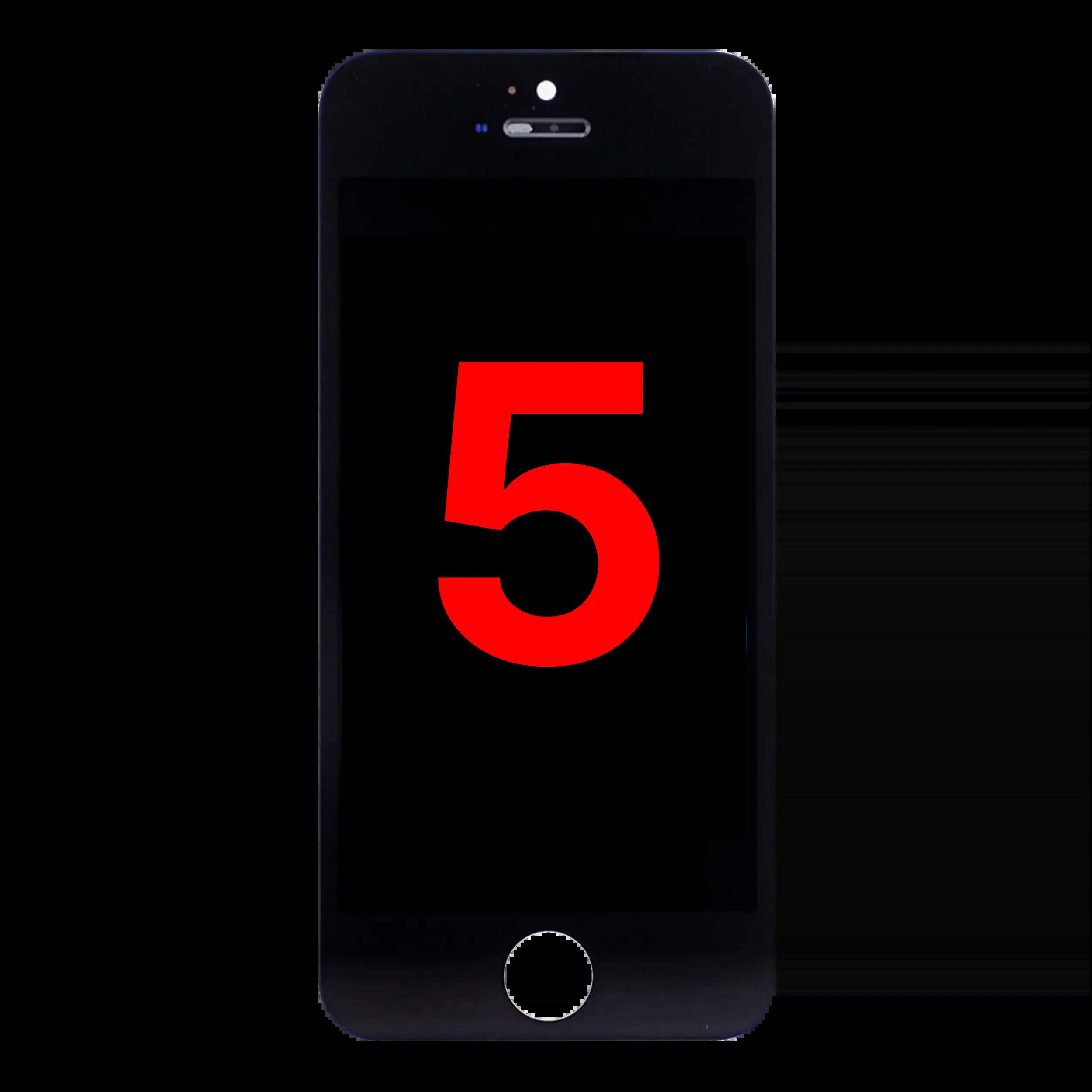 LCD Display für iPhone 5 (Aftermarket) (Black (Schwarz))
