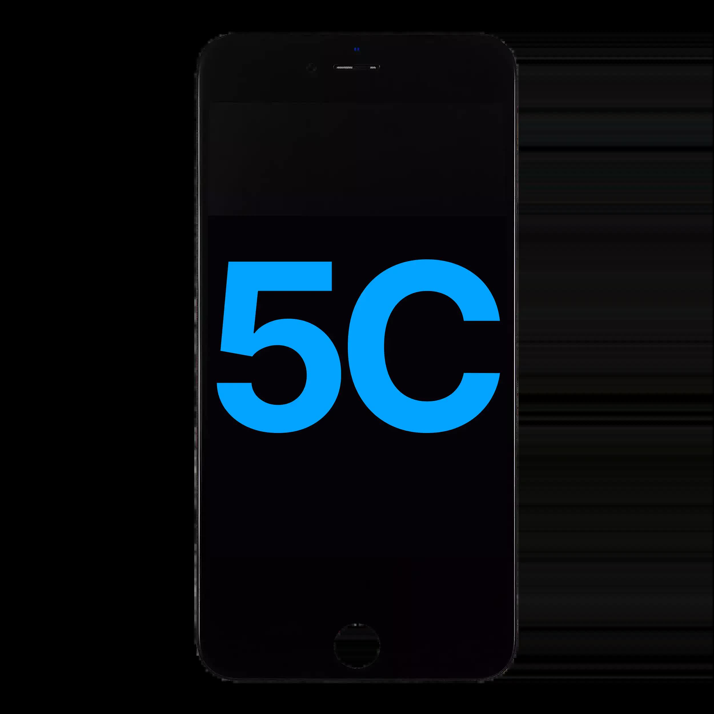 LCD Display für iPhone 5C (Aftermarket) (Black (Schwarz))