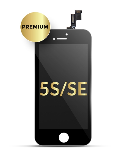 LCD Display für iPhone 5S / SE (2016) (professionell aufgearbeitet) (Black (Schwarz)) – Bild 4