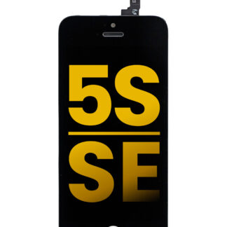 LCD Display für iPhone 5S / SE (2016) (professionell aufgearbeitet) (Black (Schwarz))