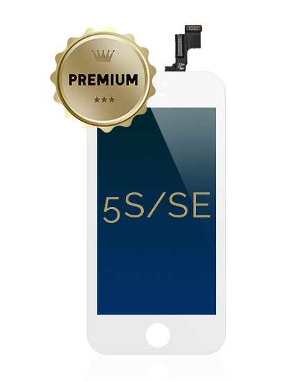 LCD Display für iPhone 5S / SE (2016) (professionell aufgearbeitet) (White (Weiß)) – Bild 3
