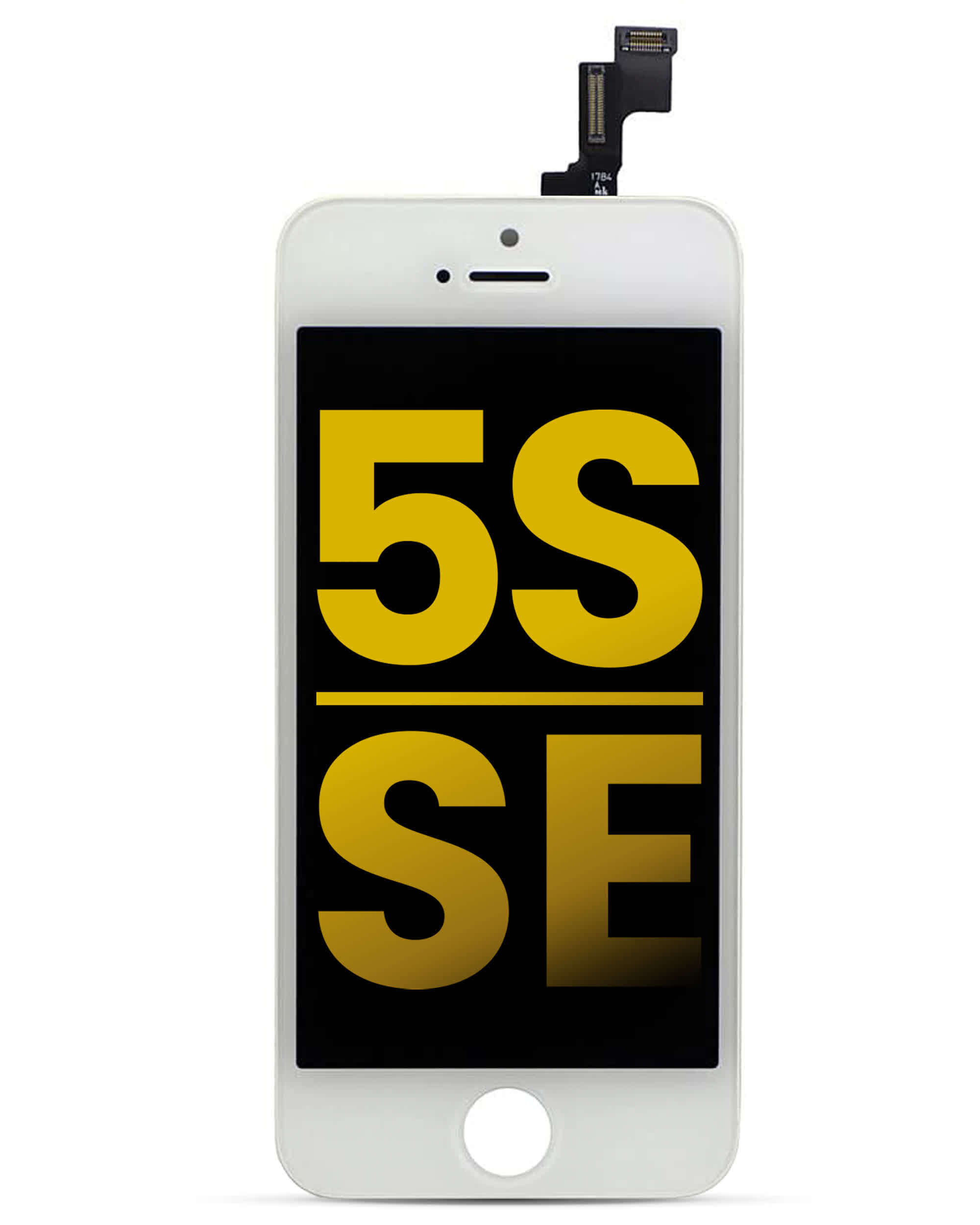 LCD Display für iPhone 5S / SE (2016) (professionell aufgearbeitet) (White (Weiß))