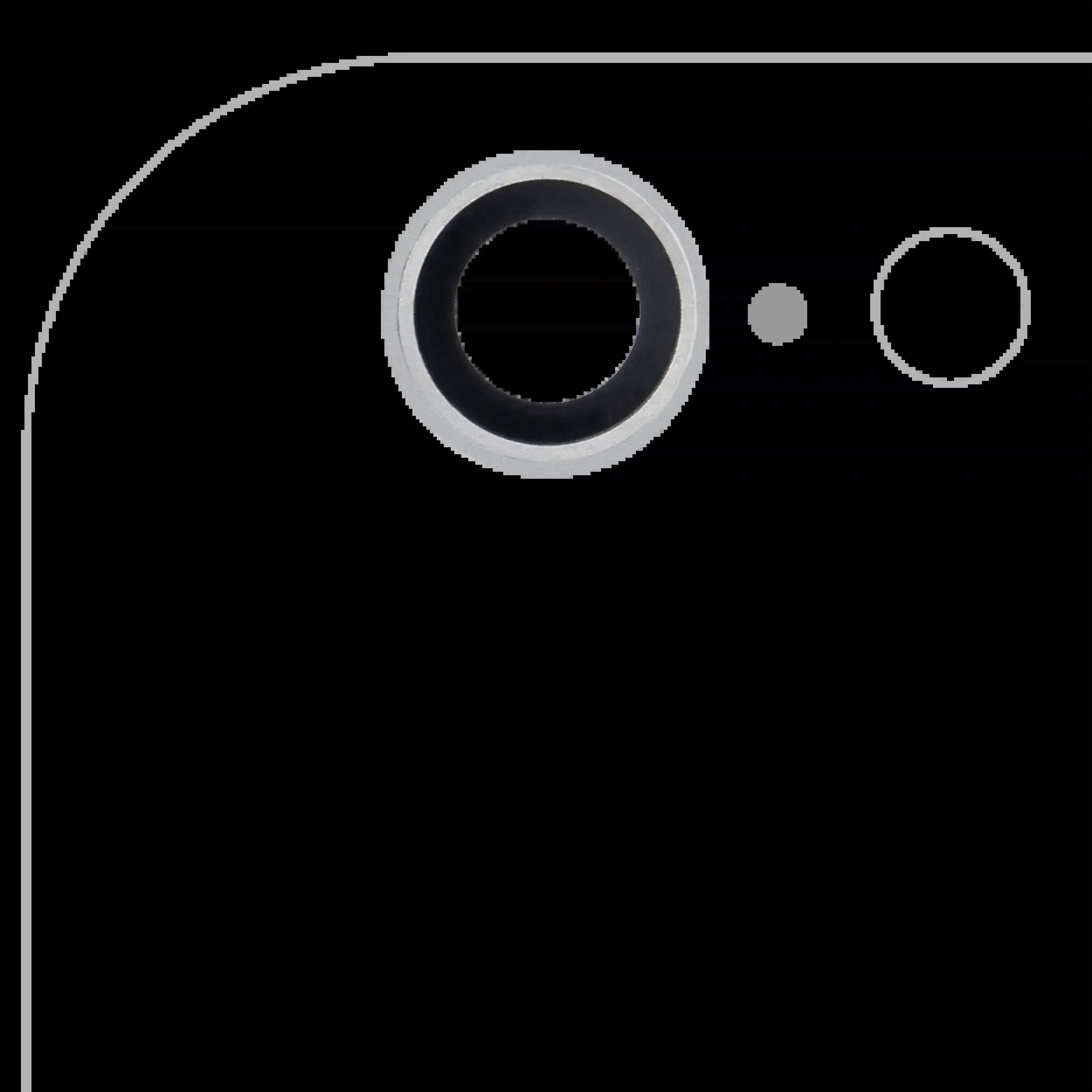 Rückkamera-Glas für iPhone 6 / 6S (Silver (Silber)) (10er-Pack)