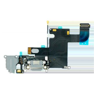 Ladebuchse Flexkabel für iPhone 6 (Premium) (Silver (Silber))