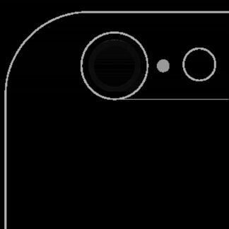 Rückkamera-Glas (nur Glas) mit Klebefolie für iPhone 6 / 6S (Real Sapphire) (Premium) (10er-Pack)