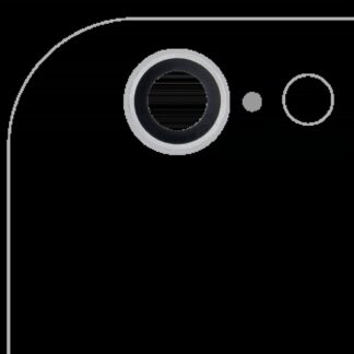 Rückkamera-Glas für iPhone 6 / 6S (Real Sapphire) (Premium) (Silver (Silber)) (10er-Pack)