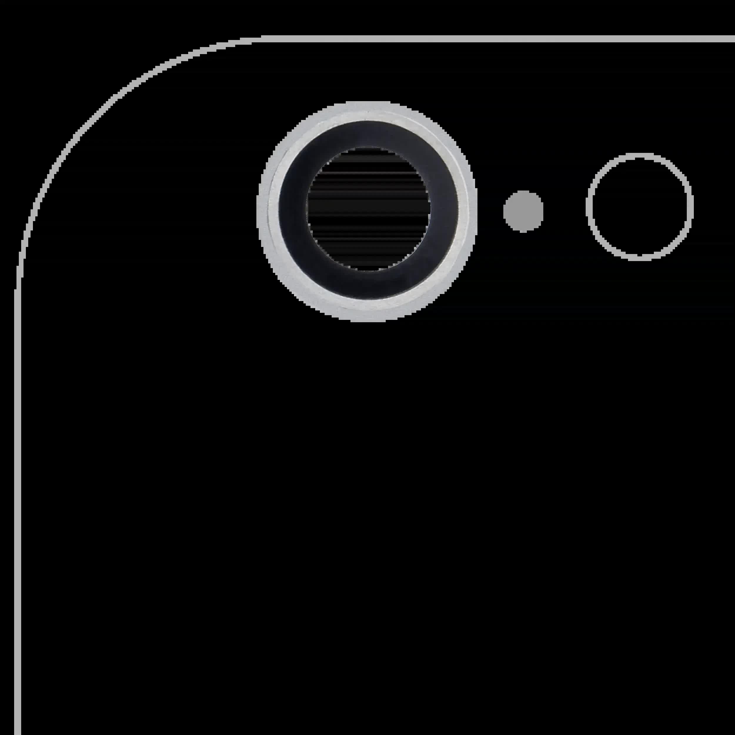 Rückkamera-Glas für iPhone 6 / 6S (Real Sapphire) (Premium) (Silver (Silber)) (10er-Pack)