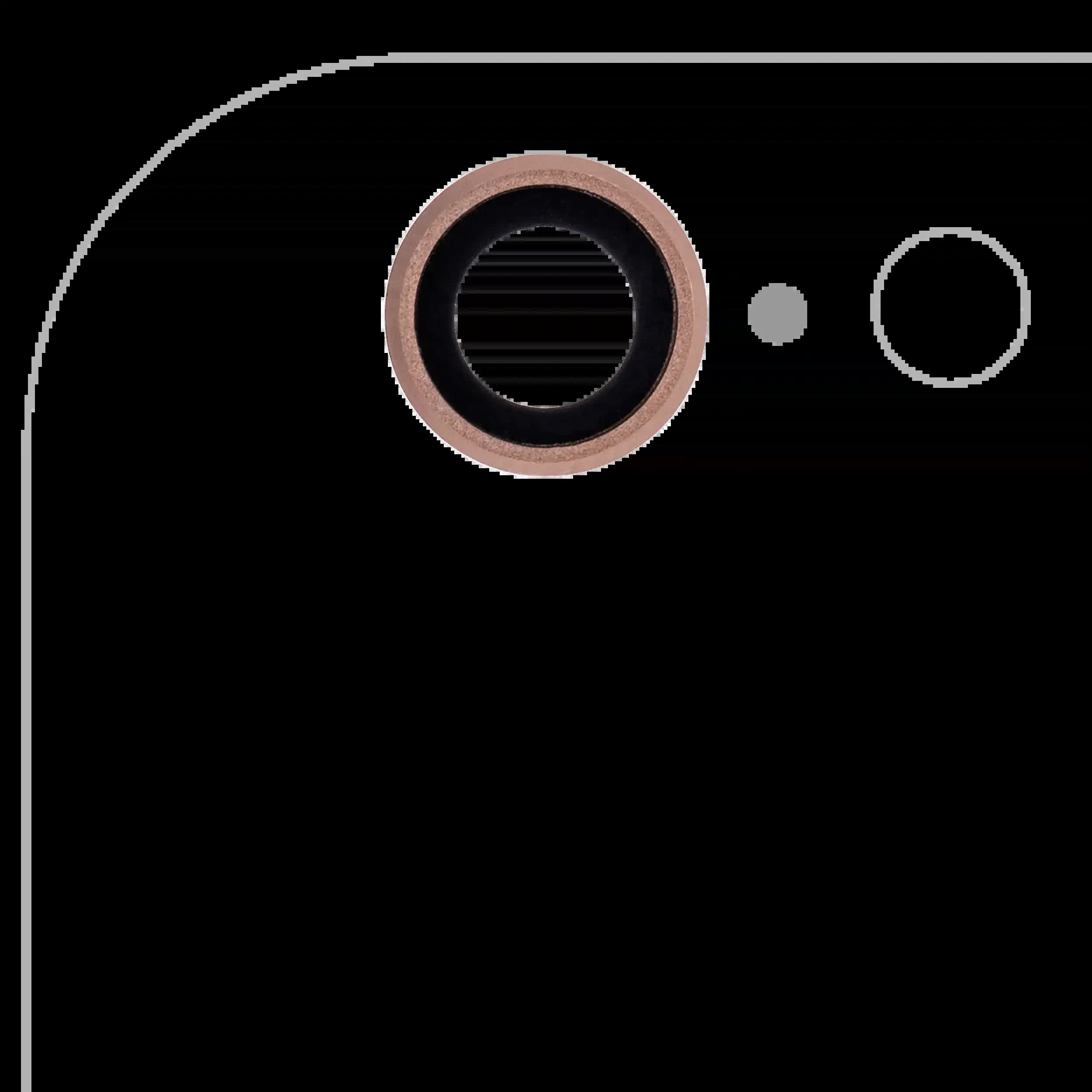 Rückkamera-Glas für iPhone 6 / 6S (Real Sapphire) (Premium) (Rose Gold) (10er-Pack)