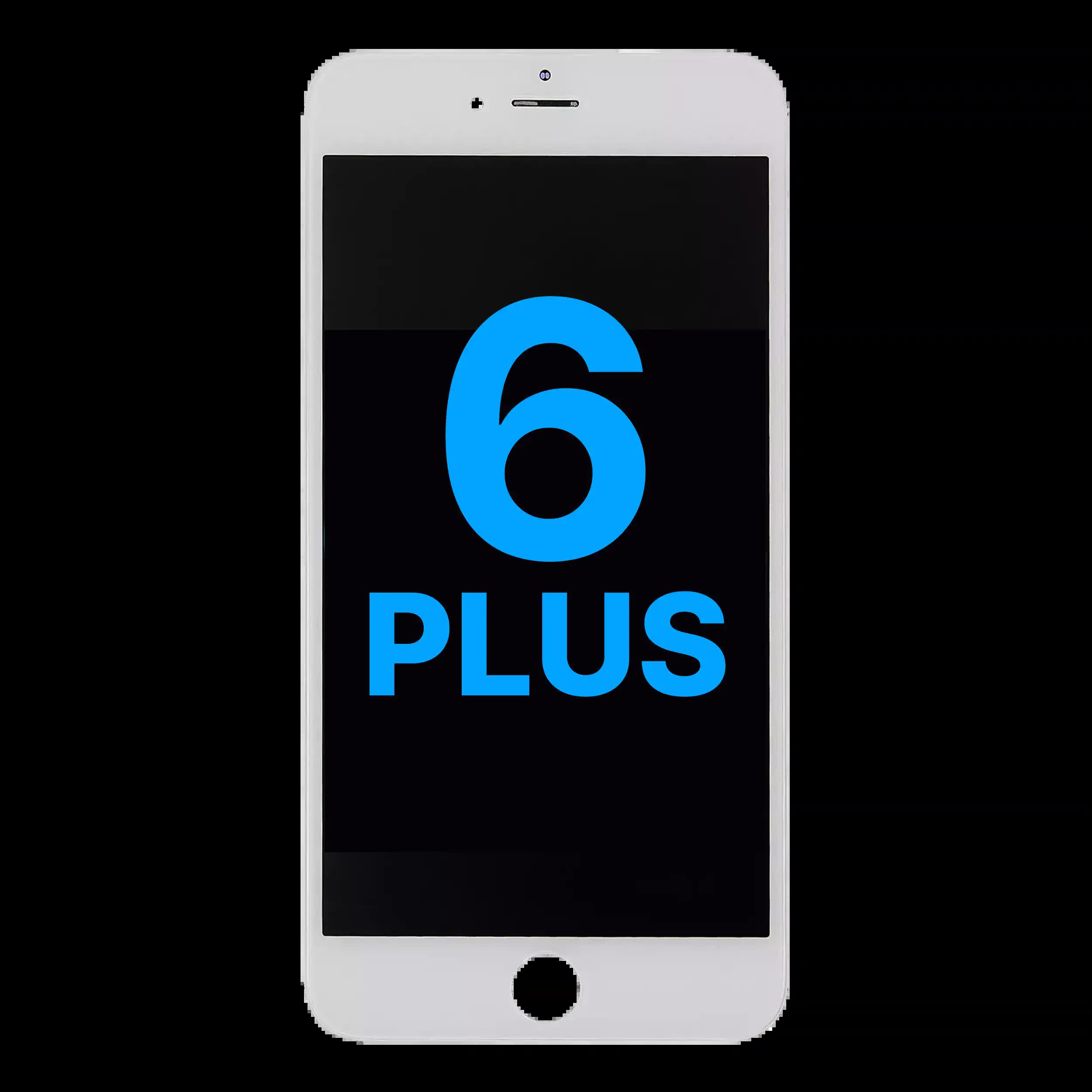 LCD Display für iPhone 6 Plus (Aftermarket: AQ7) (White (Weiß))