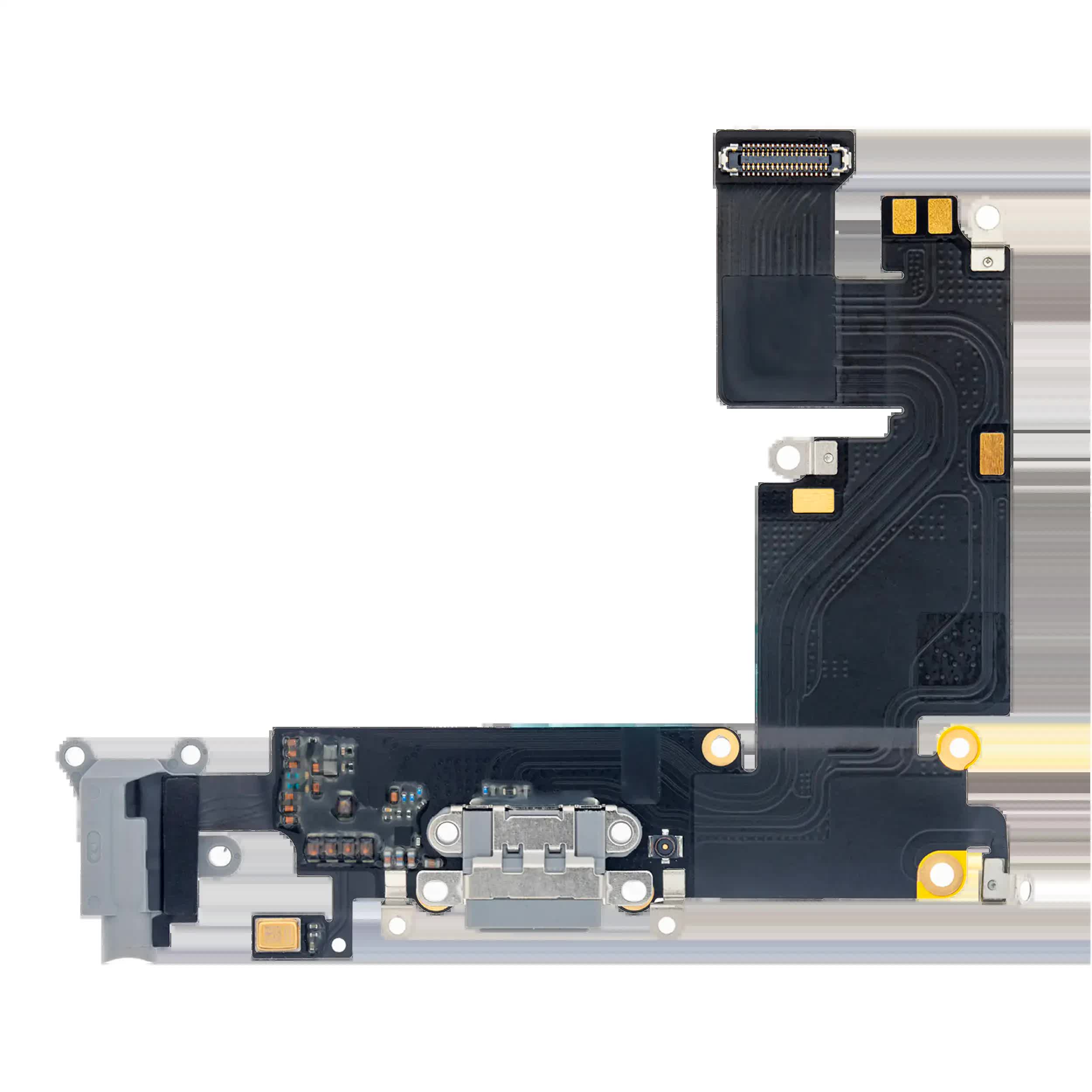 Ladebuchse Flexkabel für iPhone 6 Plus (Aftermarket) (Space Gray)