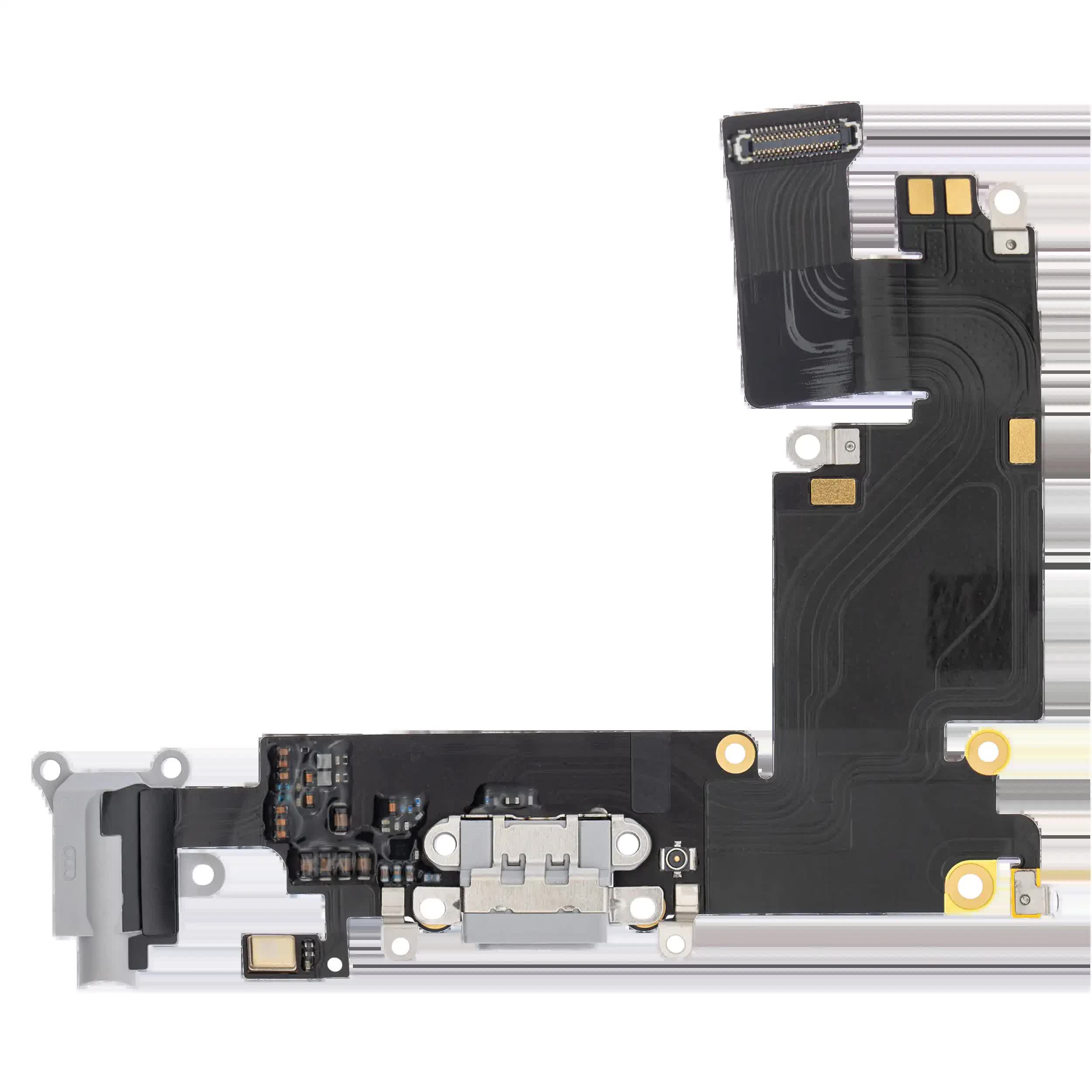 Ladebuchse Flexkabel für iPhone 6 Plus (Premium) (Silver (Silber))