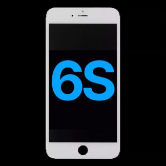 LCD Display mit Stahlplatte für iPhone 6S (Aftermarket: AQ7) (White (Weiß))