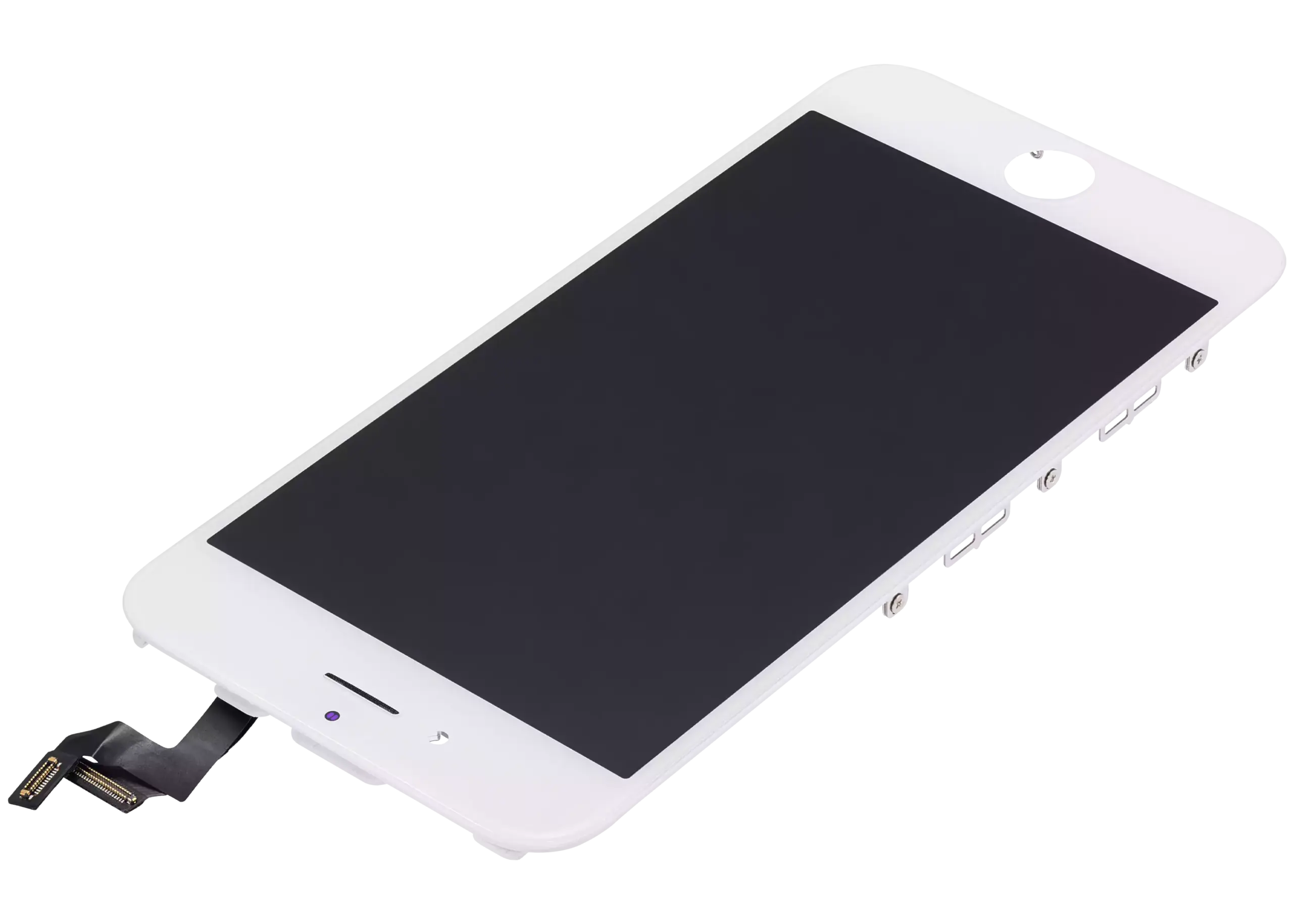 LCD Display mit Stahlplatte für iPhone 6S (professionell aufgearbeitet) (White (Weiß)) – Bild 4