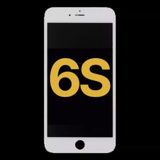 LCD Display mit Stahlplatte für iPhone 6S (professionell aufgearbeitet) (White (Weiß))