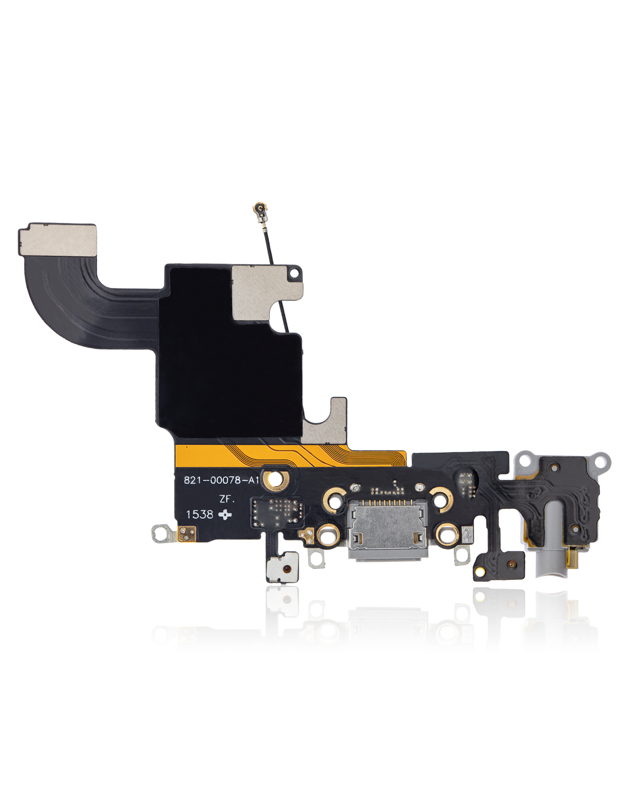 Ladebuchse Flexkabel für iPhone 6S (Aftermarket) (Space Gray) – Bild 3