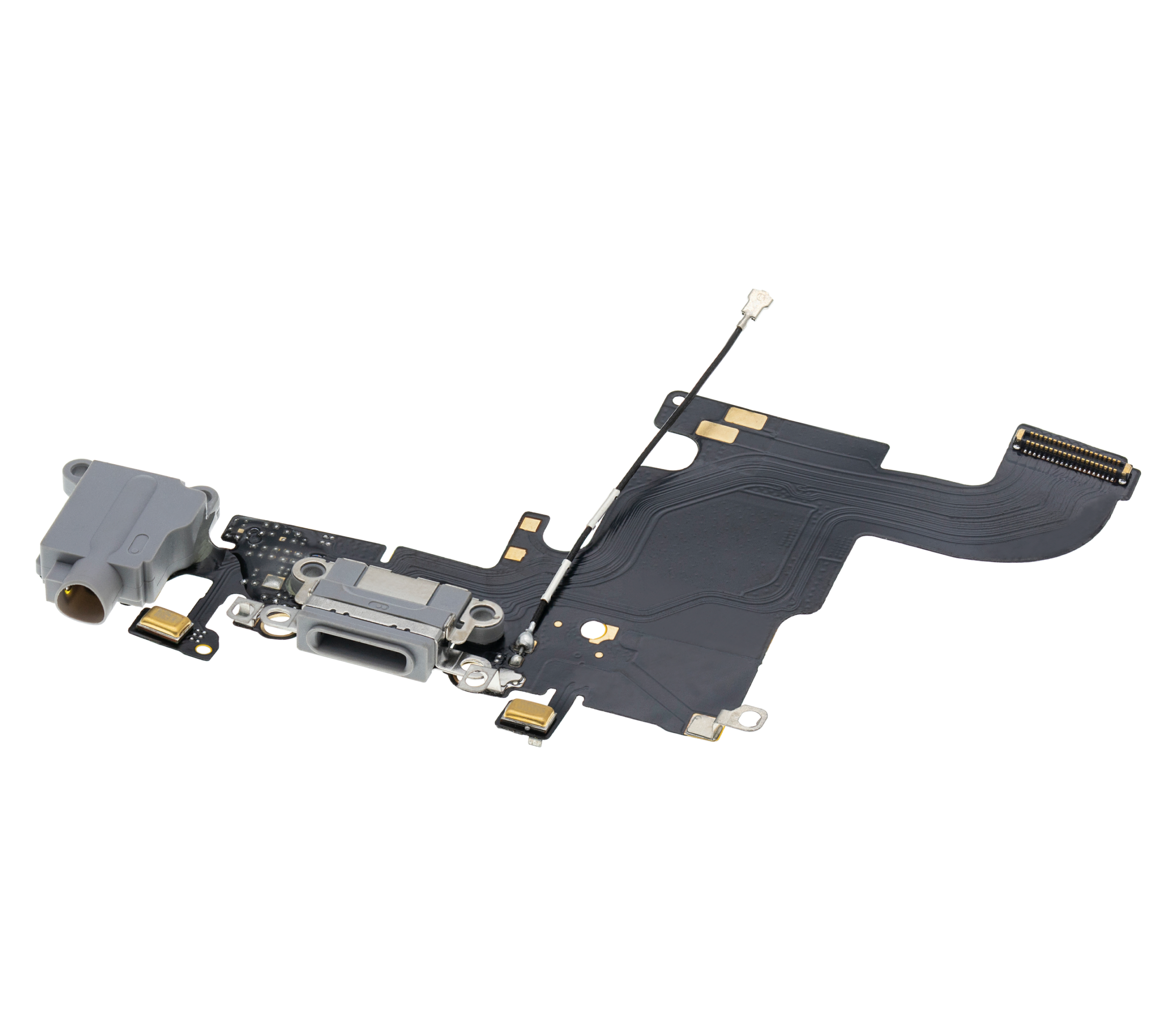 Ladebuchse Flexkabel für iPhone 6S (Aftermarket) (Space Gray) – Bild 4