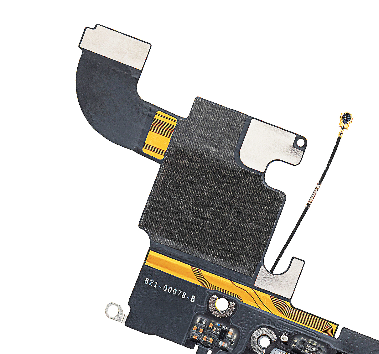 Ladebuchse Flexkabel für iPhone 6S (Premium) (Space Gray) – Bild 2