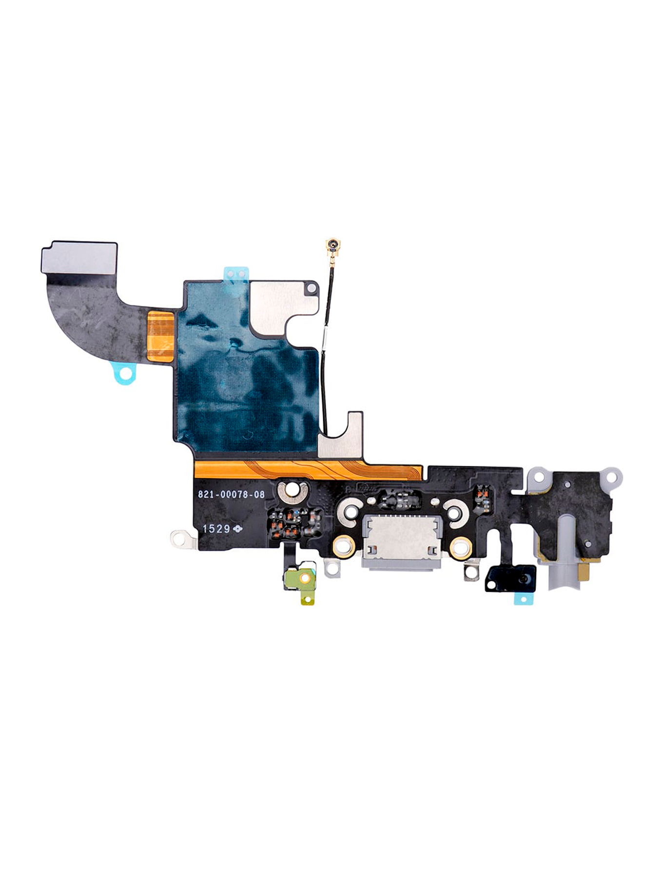 Ladebuchse Flexkabel für iPhone 6S (Premium) (Space Gray) – Bild 4