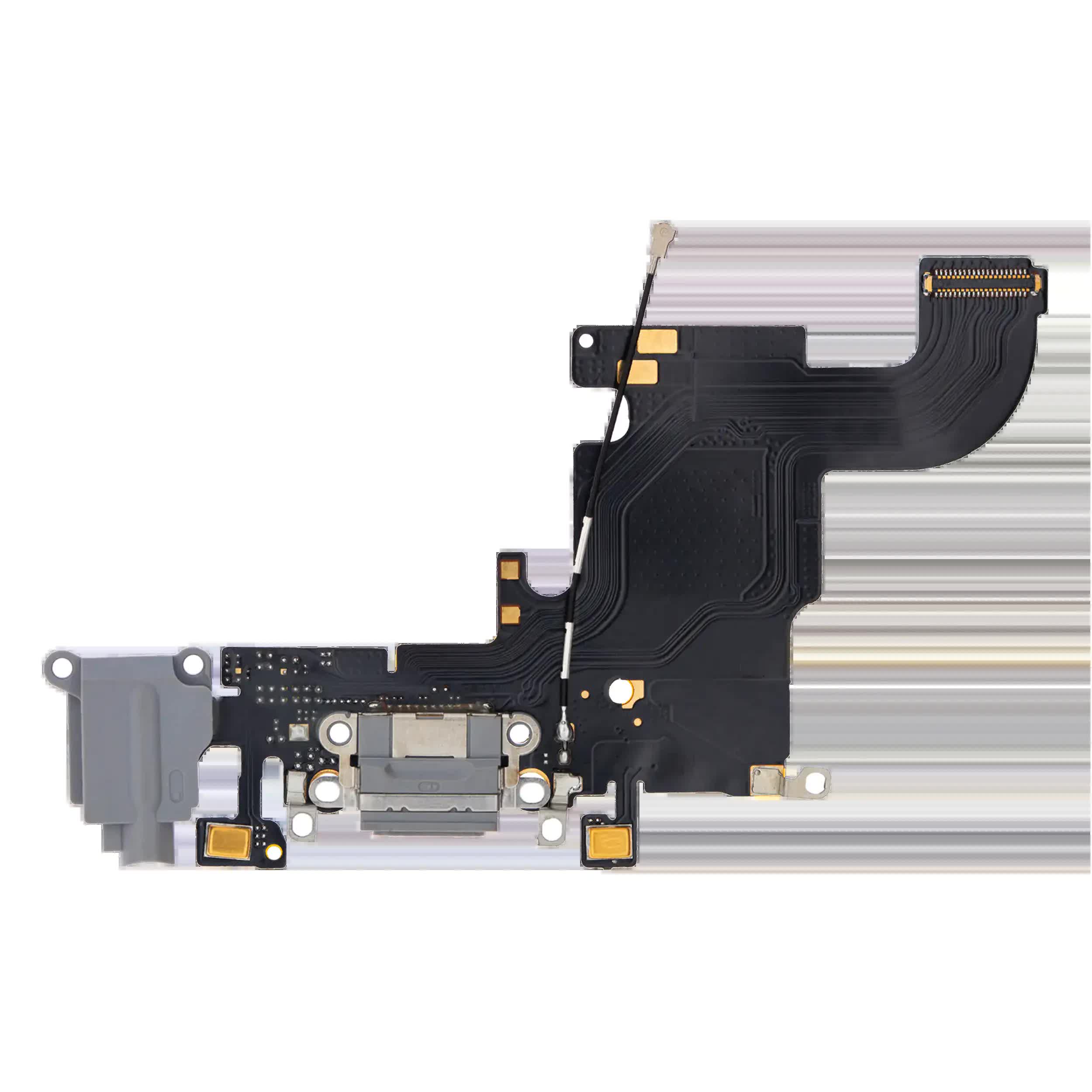 Ladebuchse Flexkabel für iPhone 6S (Premium) (Space Gray)
