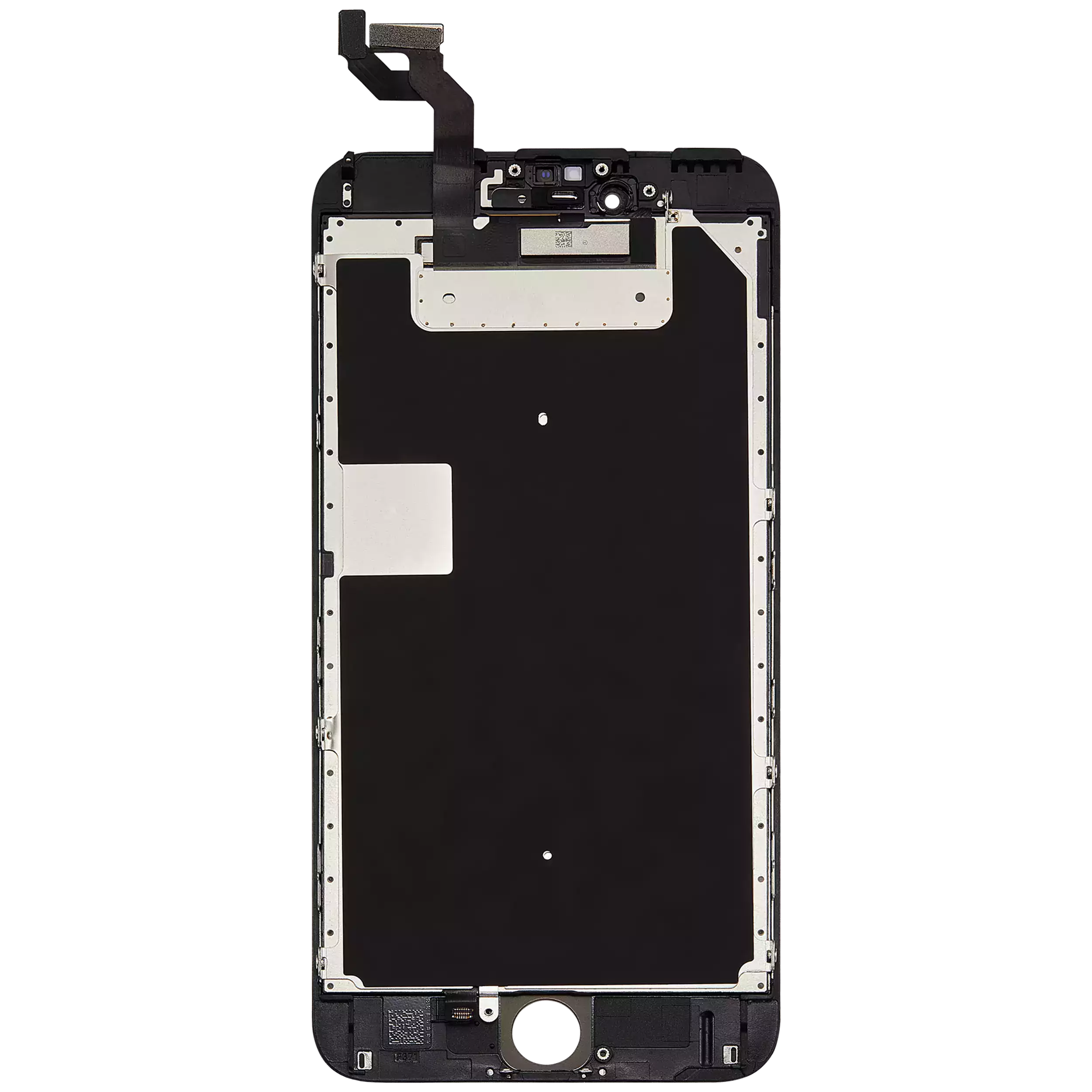 LCD Display mit Stahlplatte für iPhone 6S Plus (professionell aufgearbeitet) (Black (Schwarz)) – Bild 3