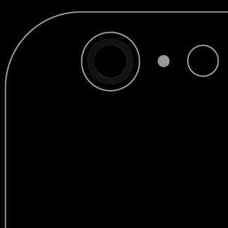 Rückkamera-Glas (nur Glas) mit Klebefolie für iPhone 6 Plus / 6S Plus (Real Sapphire) (Premium) (10er-Pack)