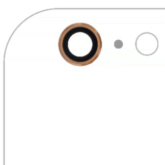 Rückkamera-Glas für iPhone 6 Plus / 6S Plus (Real Sapphire) (Premium) (Gold) (10er-Pack)