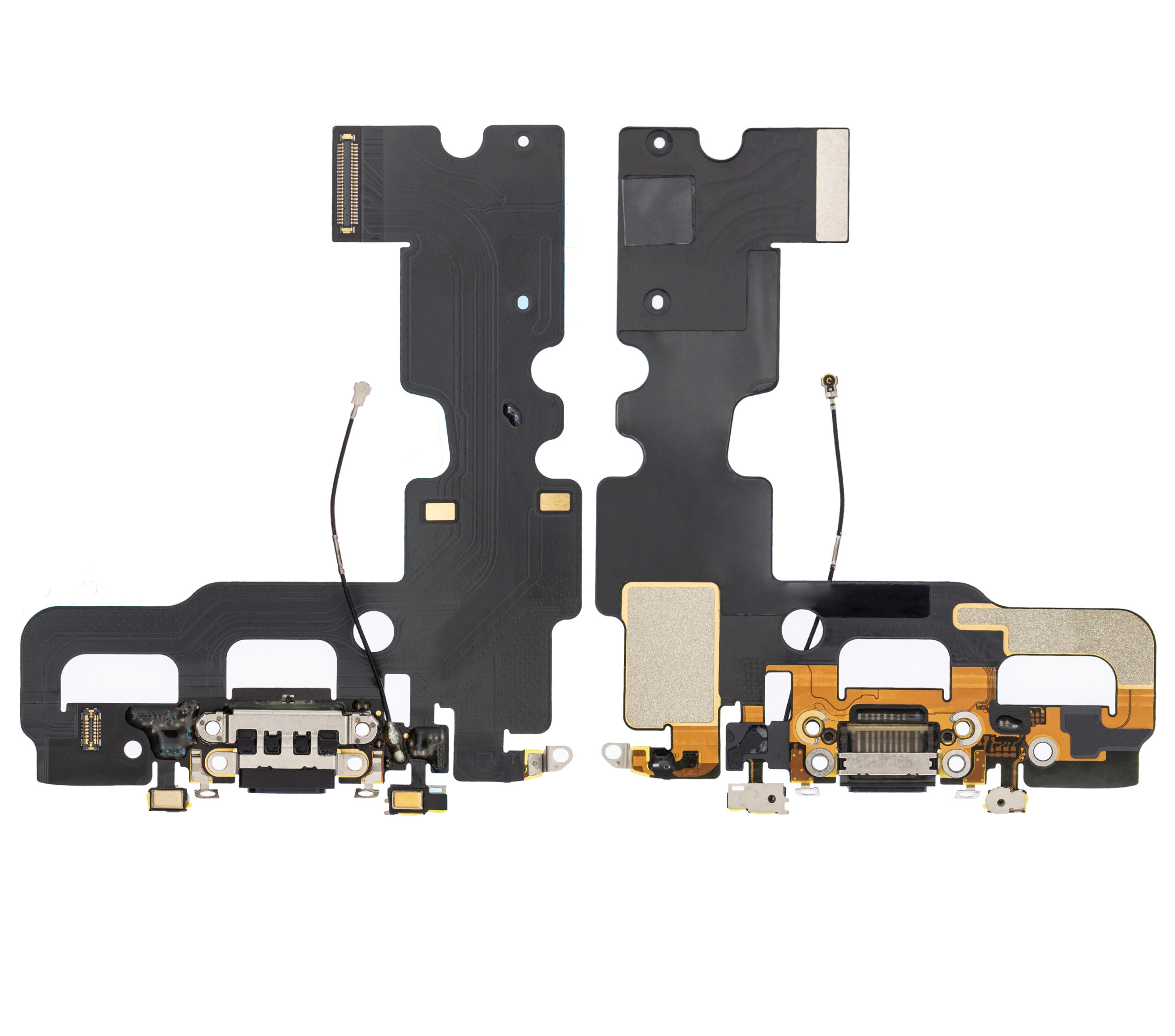 Ladebuchse Flexkabel für iPhone 7 (Premium) (Jet / Matte Black) – Bild 2