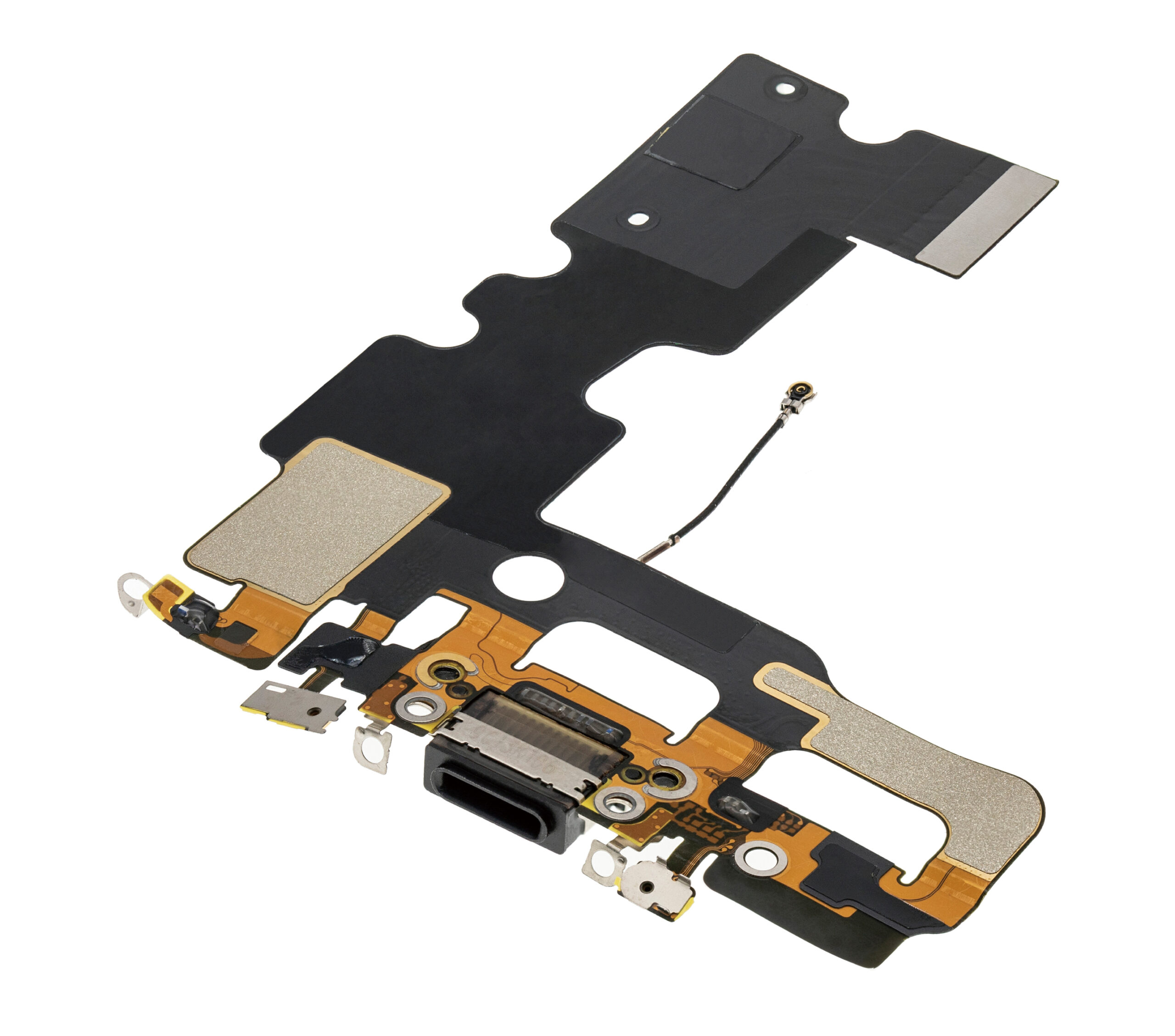Ladebuchse Flexkabel für iPhone 7 (Premium) (Jet / Matte Black) – Bild 4