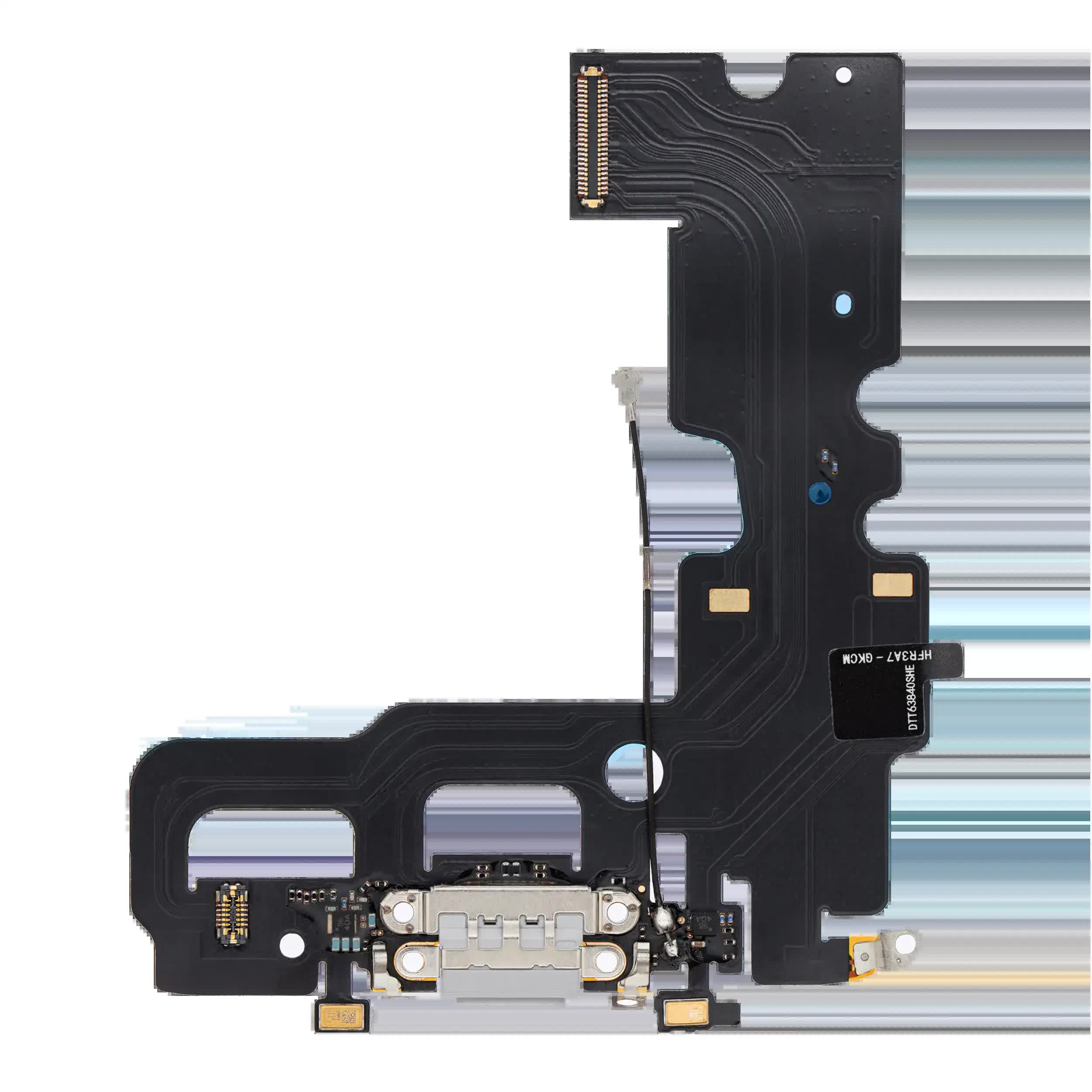 Ladebuchse Flexkabel für iPhone 7 (Aftermarket) (Silver (Silber))