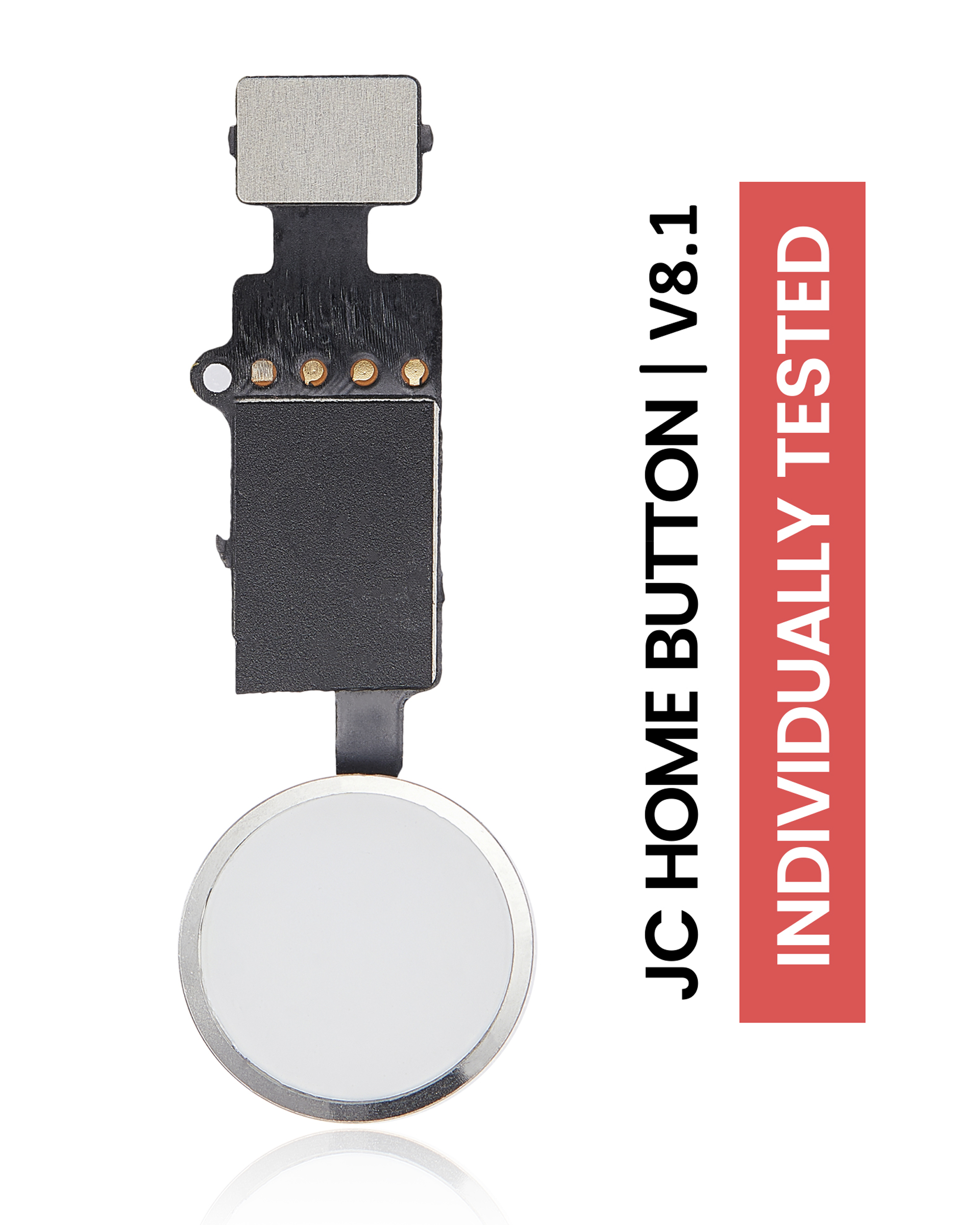 Homebutton mit Flexkabel für iPhone 7 / 7 Plus / 8 / 8 Plus / SE (2020) / SE (2022) (Warning: für Cosmetic Use einzeln) (Rose Gold) – Bild 3