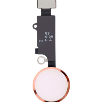 Homebutton mit Flexkabel für iPhone 7 / 7 Plus / 8 / 8 Plus / SE (2020) / SE (2022) (Warning: für Cosmetic Use einzeln) (Rose Gold)