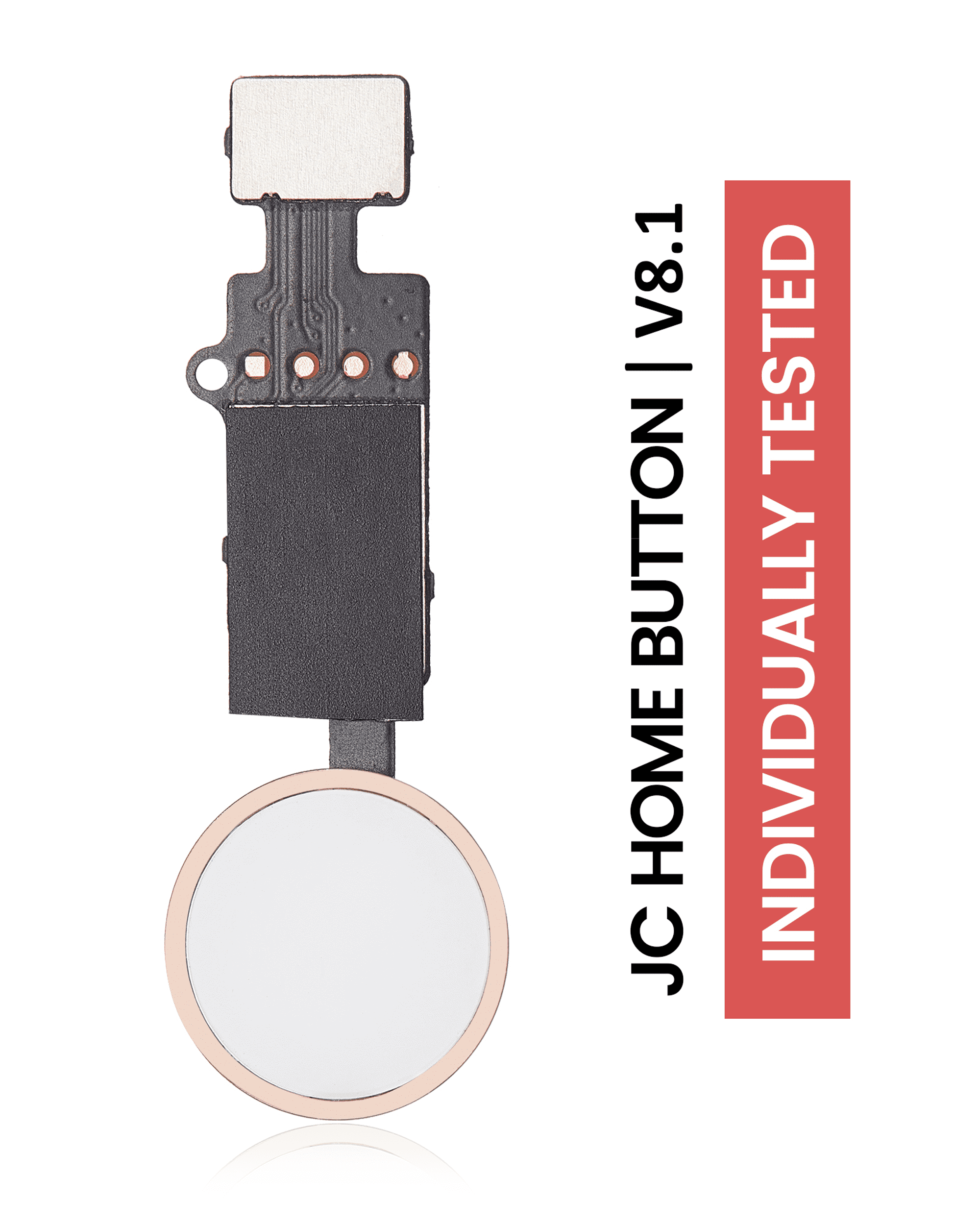 Homebutton mit Flexkabel für iPhone 7 / 7 Plus / 8 / 8 Plus / SE (2020) / SE (2022) (Gold) (Warning: für Cosmetic Use einzeln) – Bild 5
