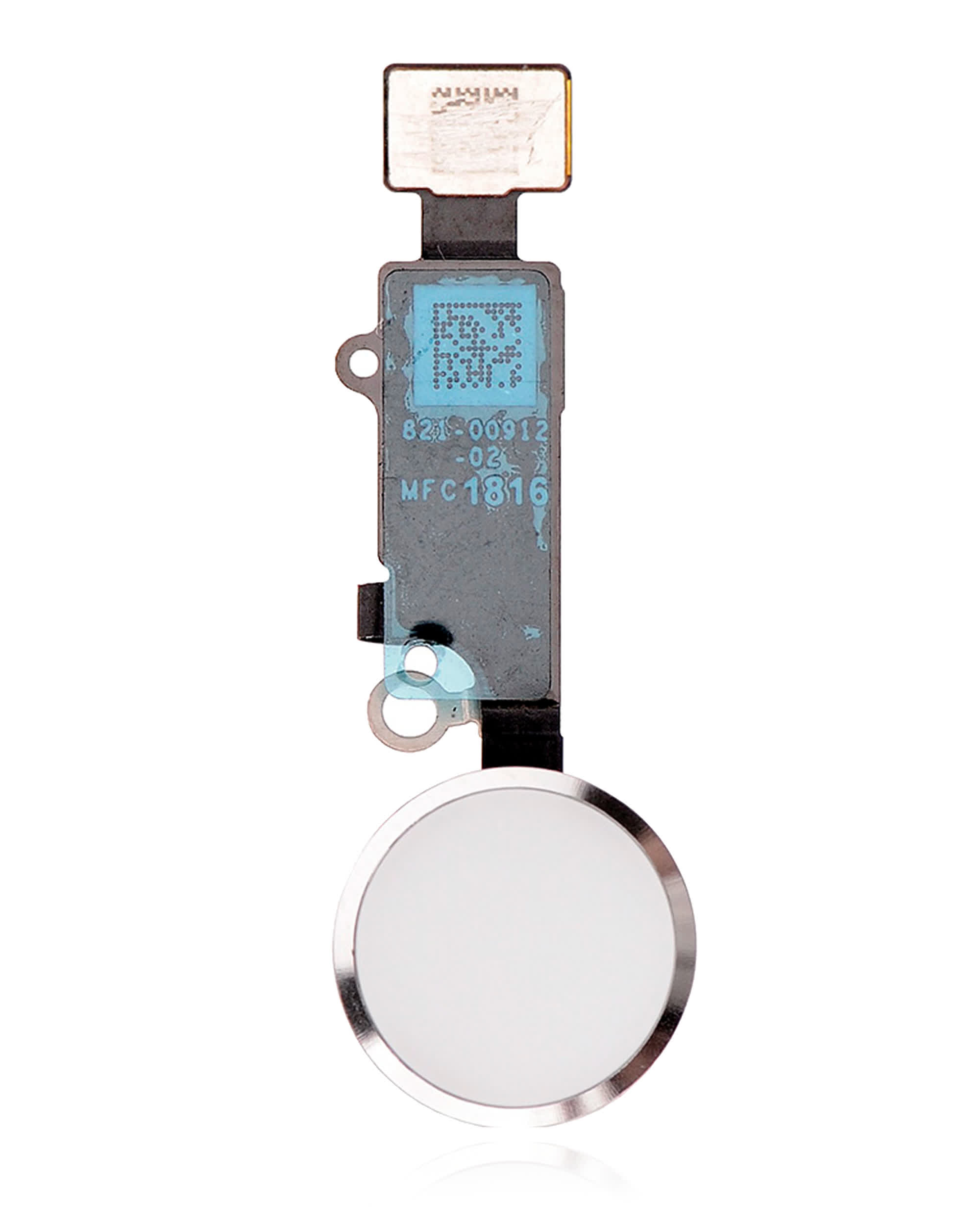 Homebutton mit Flexkabel für iPhone 7 / 7 Plus / 8 / 8 Plus / SE (2020) / SE (2022) (Silver (Silber)) (Warning: für Cosmetic Use einzeln)