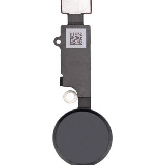 Homebutton mit Flexkabel für iPhone 7 / 7 Plus / 8 / 8 Plus / SE (2020) / SE (2022) (Jet / Matte Black) (Warning: für Cosmetic Use einzeln)