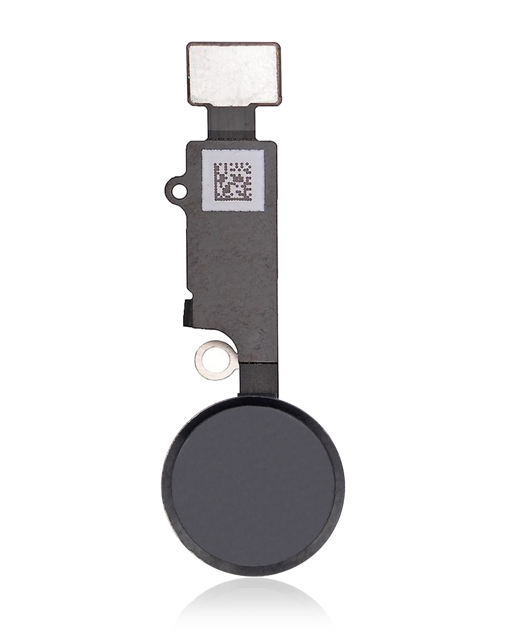 Homebutton mit Flexkabel für iPhone 7 / 7 Plus / 8 / 8 Plus / SE (2020) / SE (2022) (Jet / Matte Black) (Warning: für Cosmetic Use einzeln)