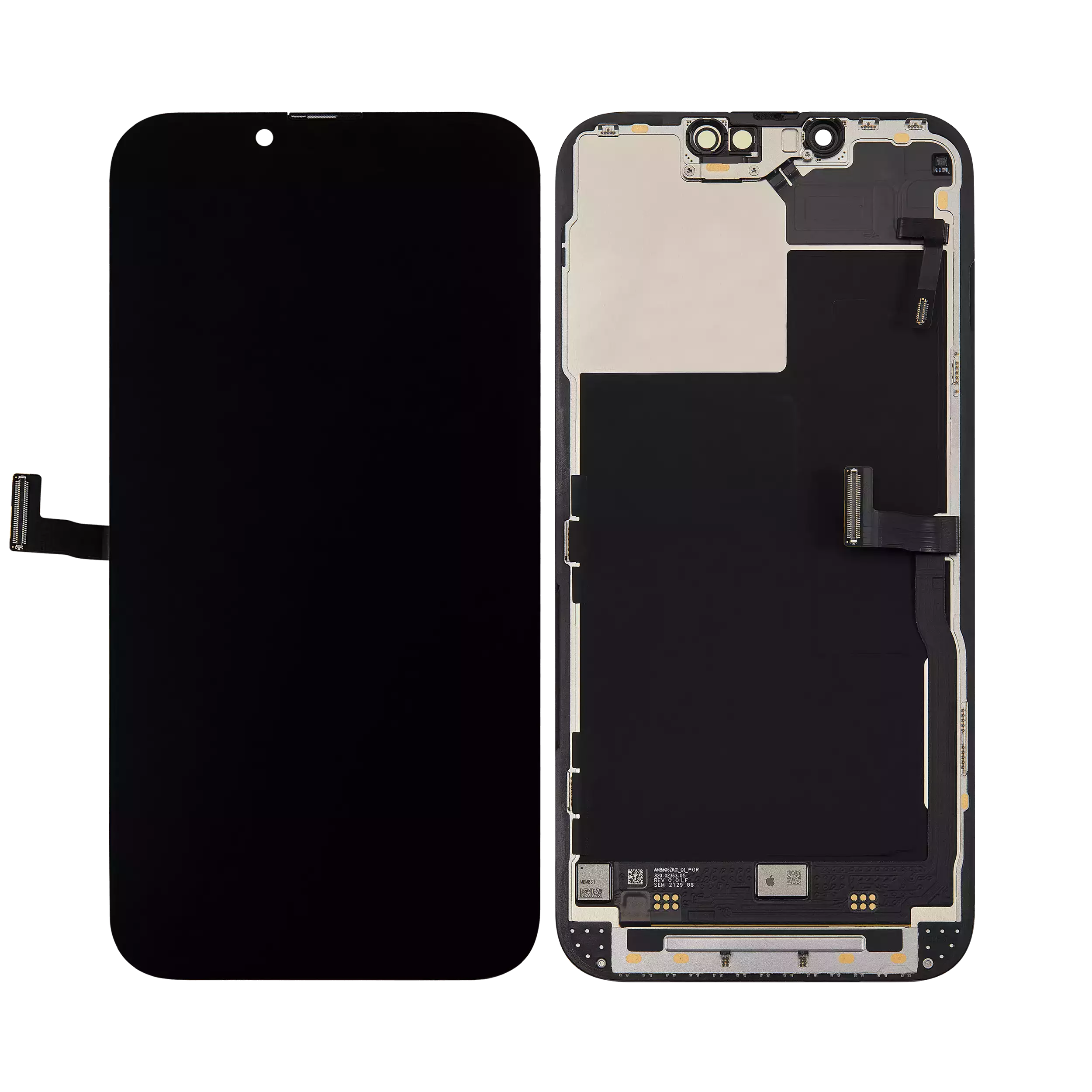 OLED Display mit Näherungssensor Flex vormontiert für iPhone 13 Pro (Service Pack) – Bild 2